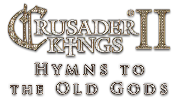 Logotype for Crusader Kings II: Hymns to the Old Gods