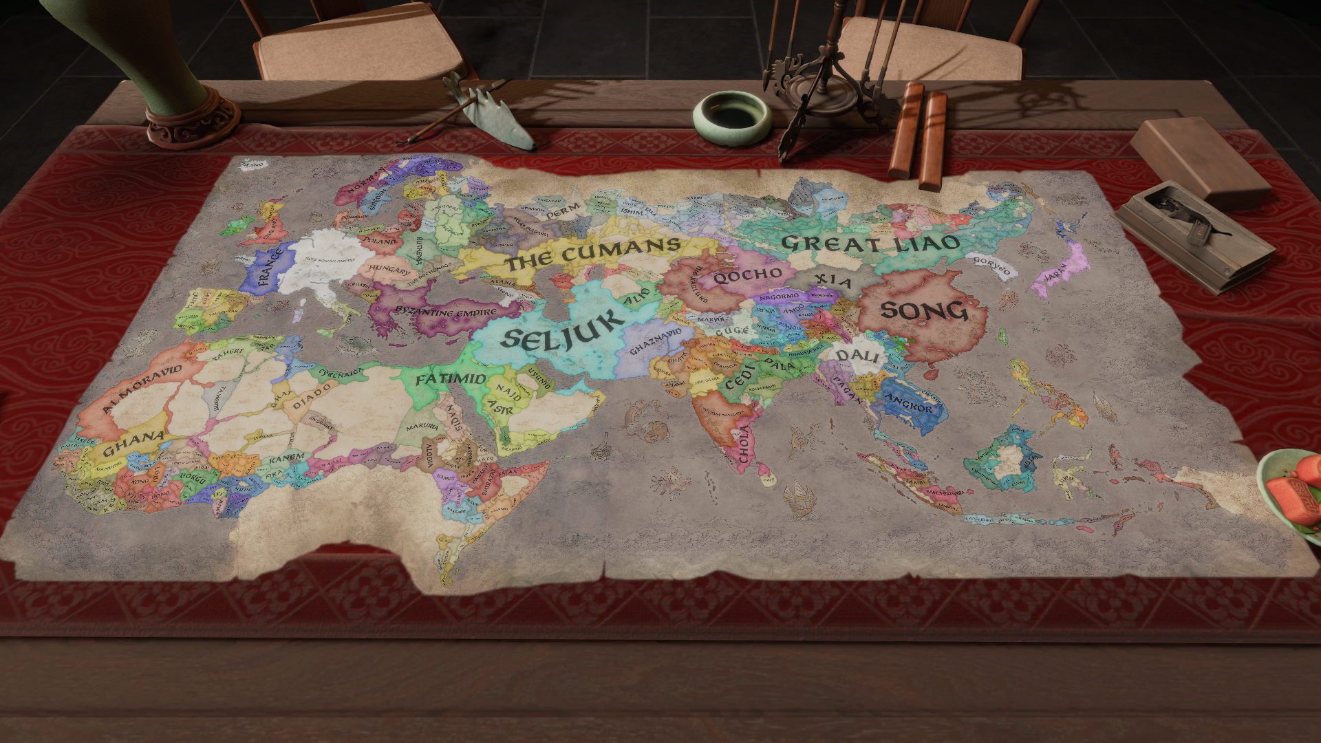 new maptable english