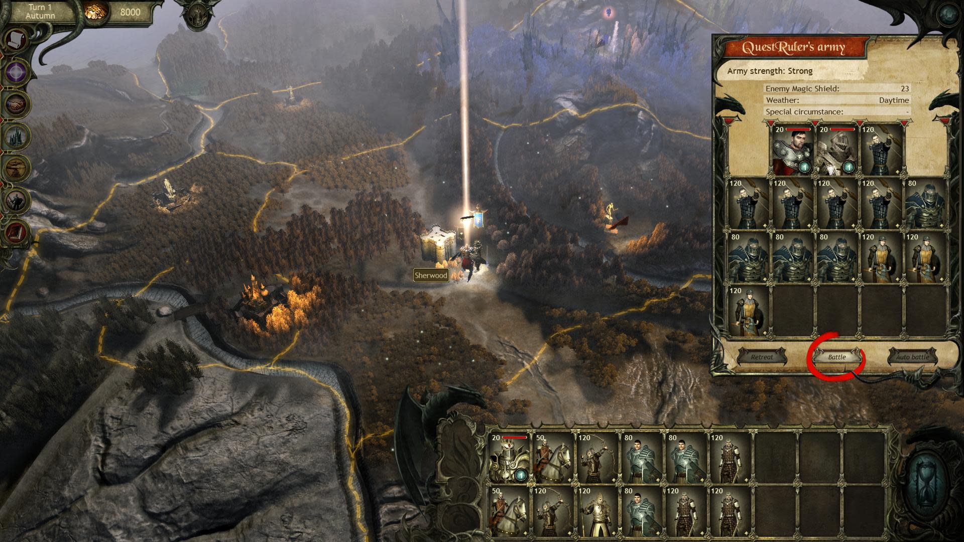 King Arthur II: The Role-Playing Wargame (screenshot 4)
