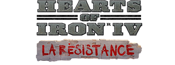 Hearts of Iron IV: La Resistance - logo