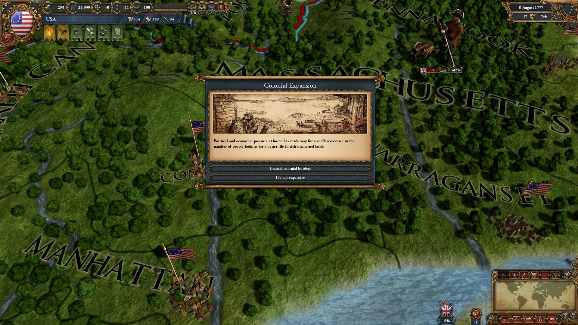 Europa Universalis IV: American Dream (screenshot 1)