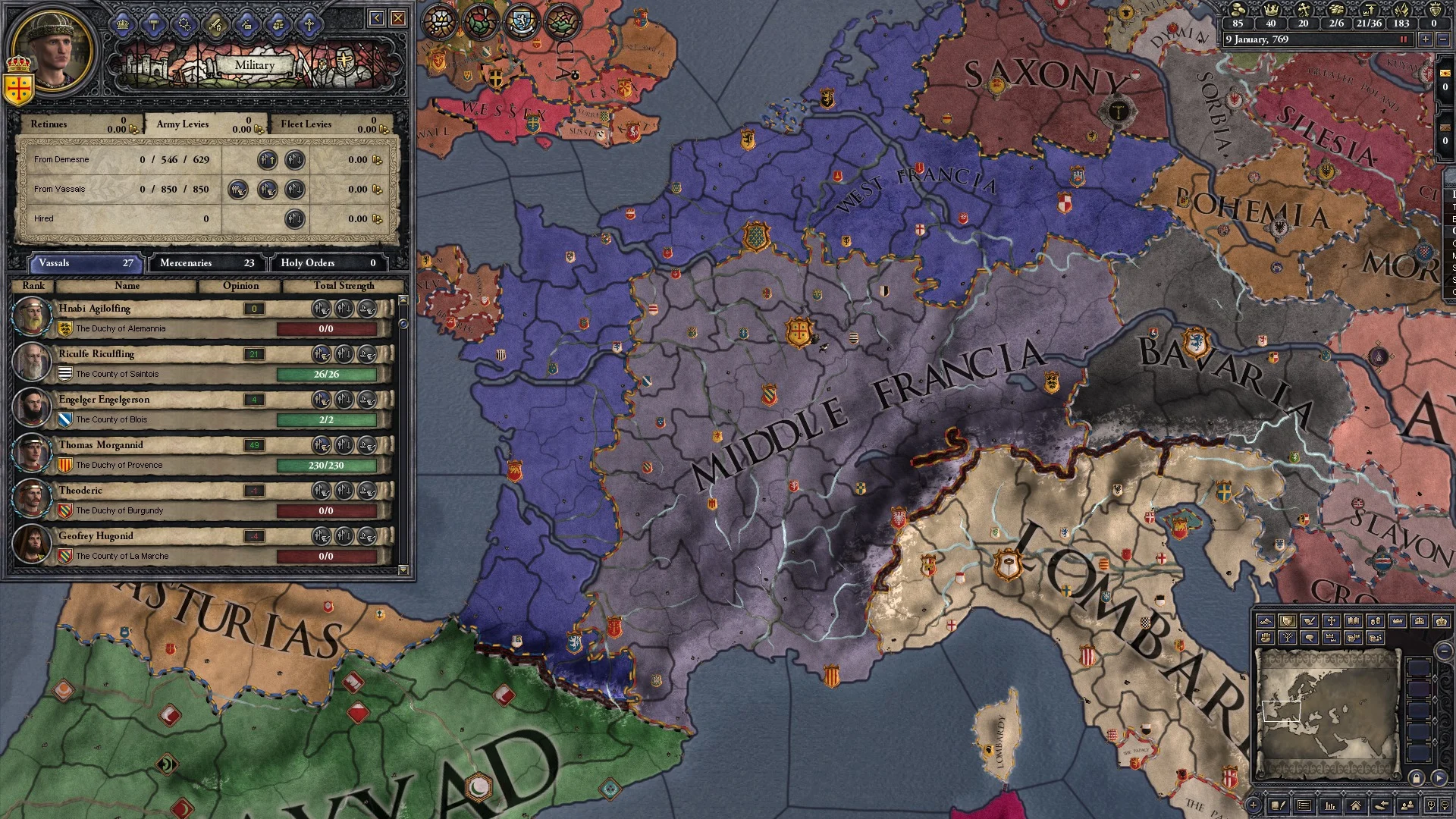 Crusader Kings II: Early Western Clothing Pack (screenshot 1)