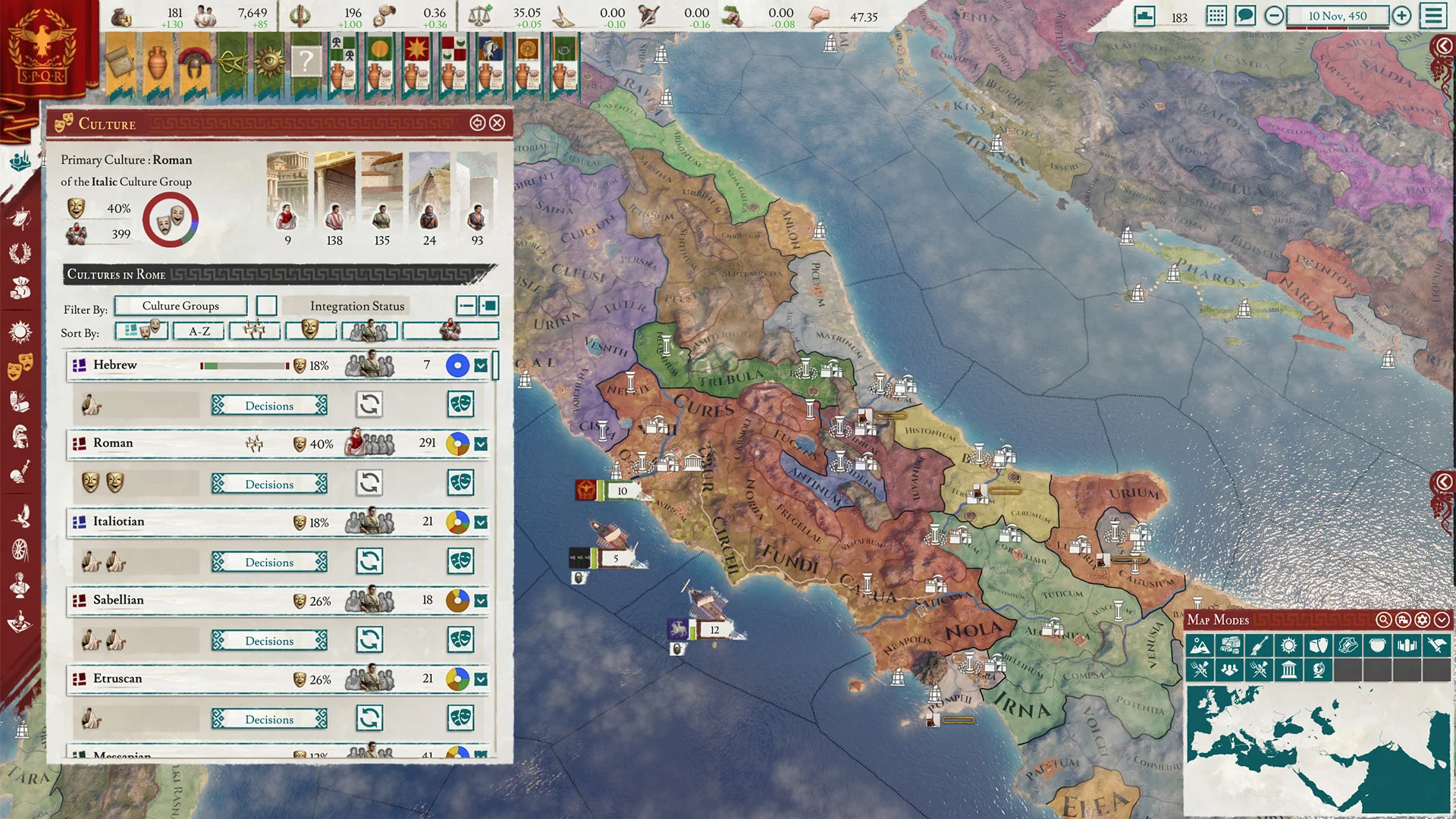 Imperator: Rome (screenshot 4)