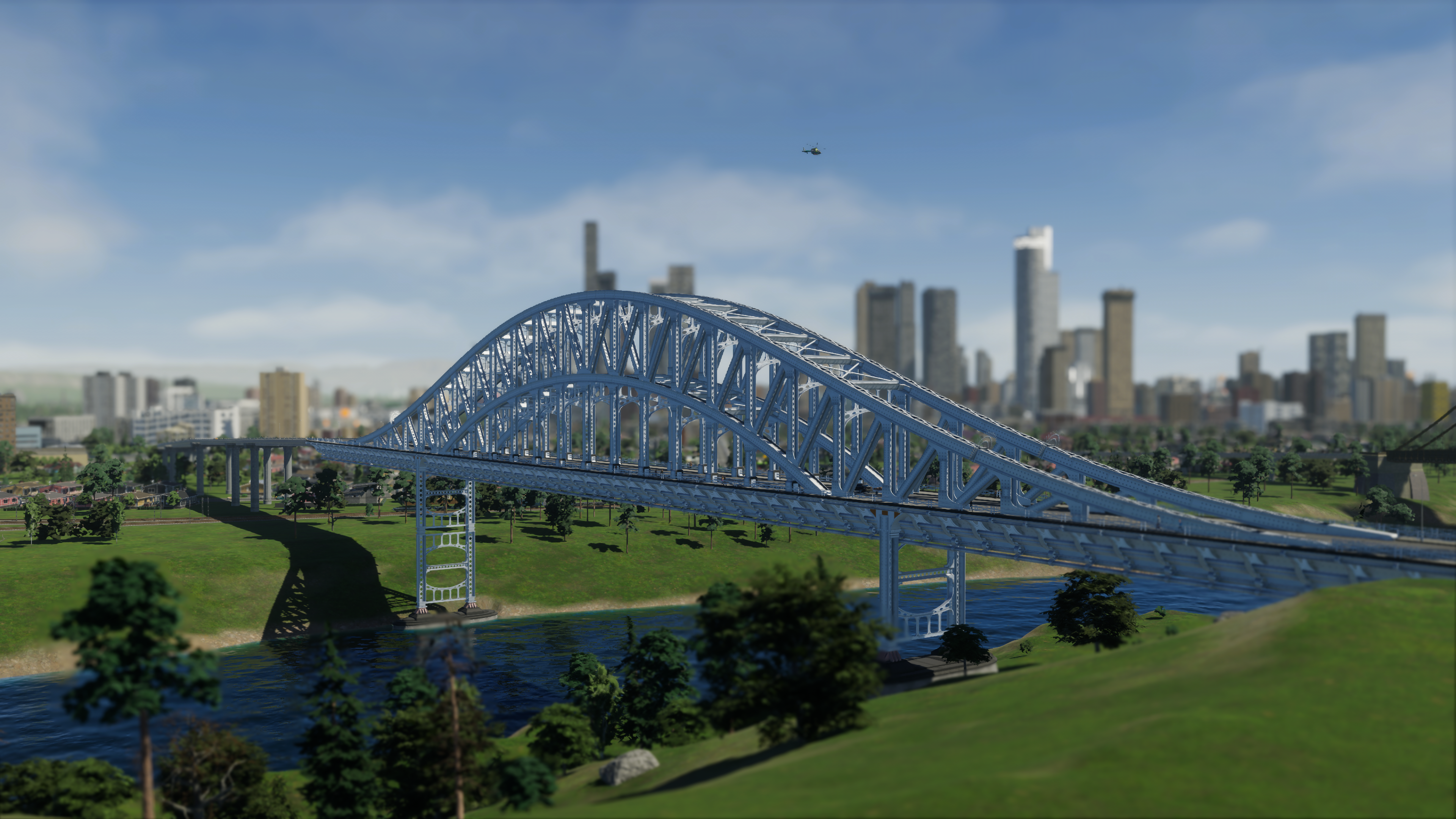 1-8 Four-Lane Truss Arch Bridge