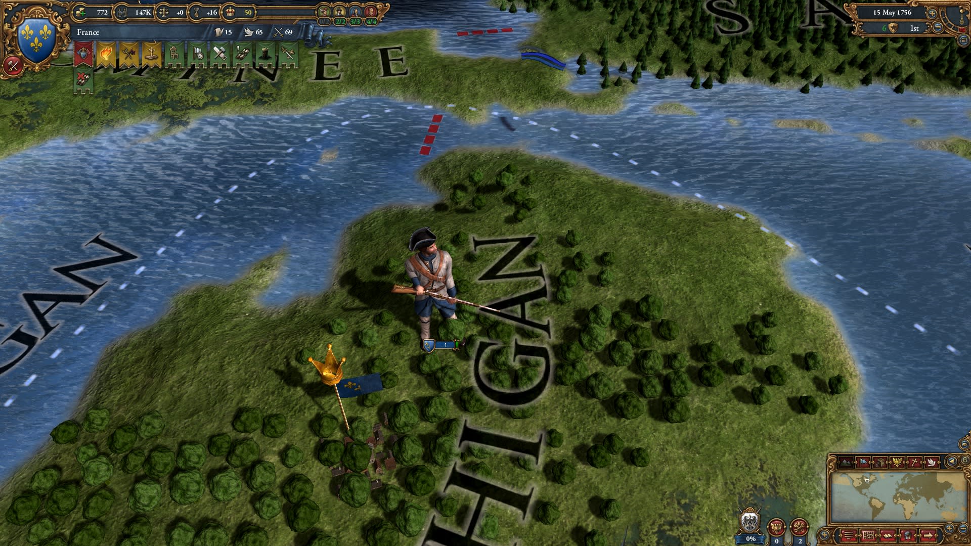 Europa Universalis IV: Colonial British and French Unit Pack (screenshot 1)