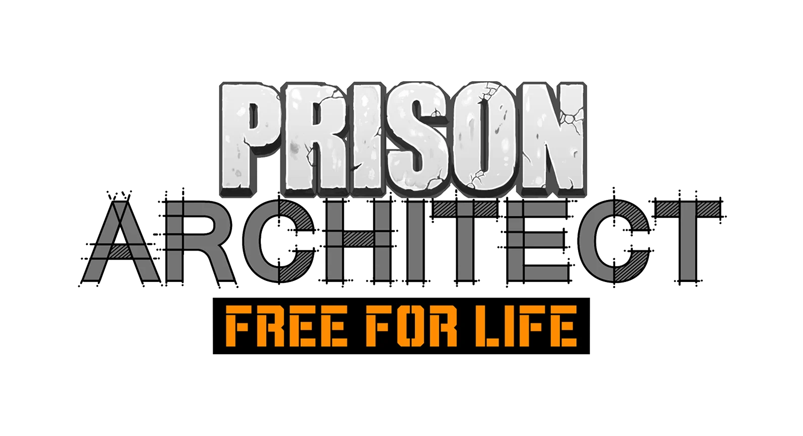 Logotype for Prison Architect - Free For Life