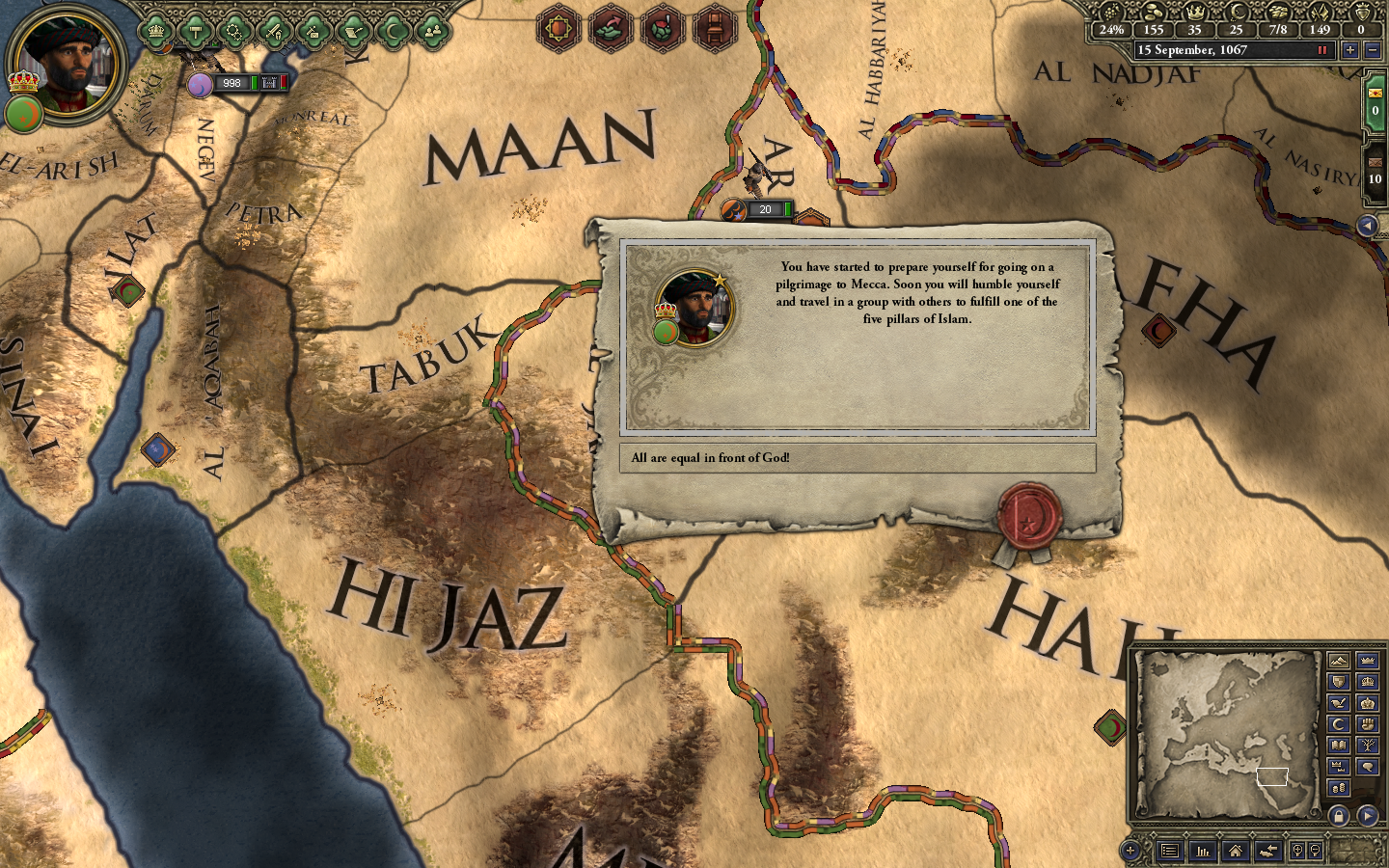 Crusader Kings II: Songs of the Caliph (screenshot 2)
