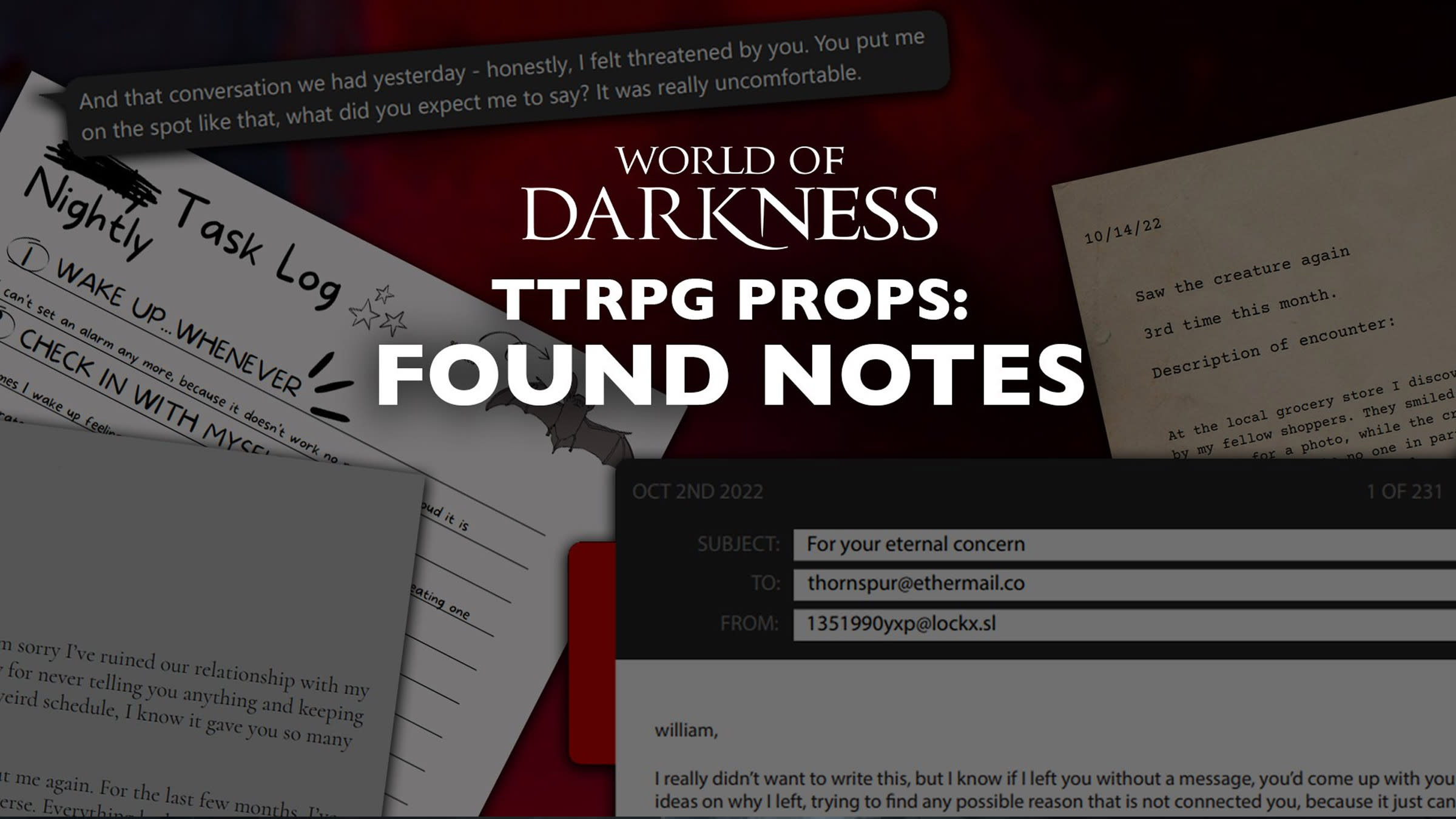 worldofdarkness-found notes