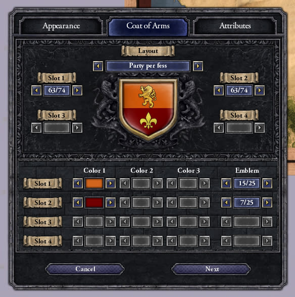 Crusader Kings II: Ruler Designer (screenshot 5)