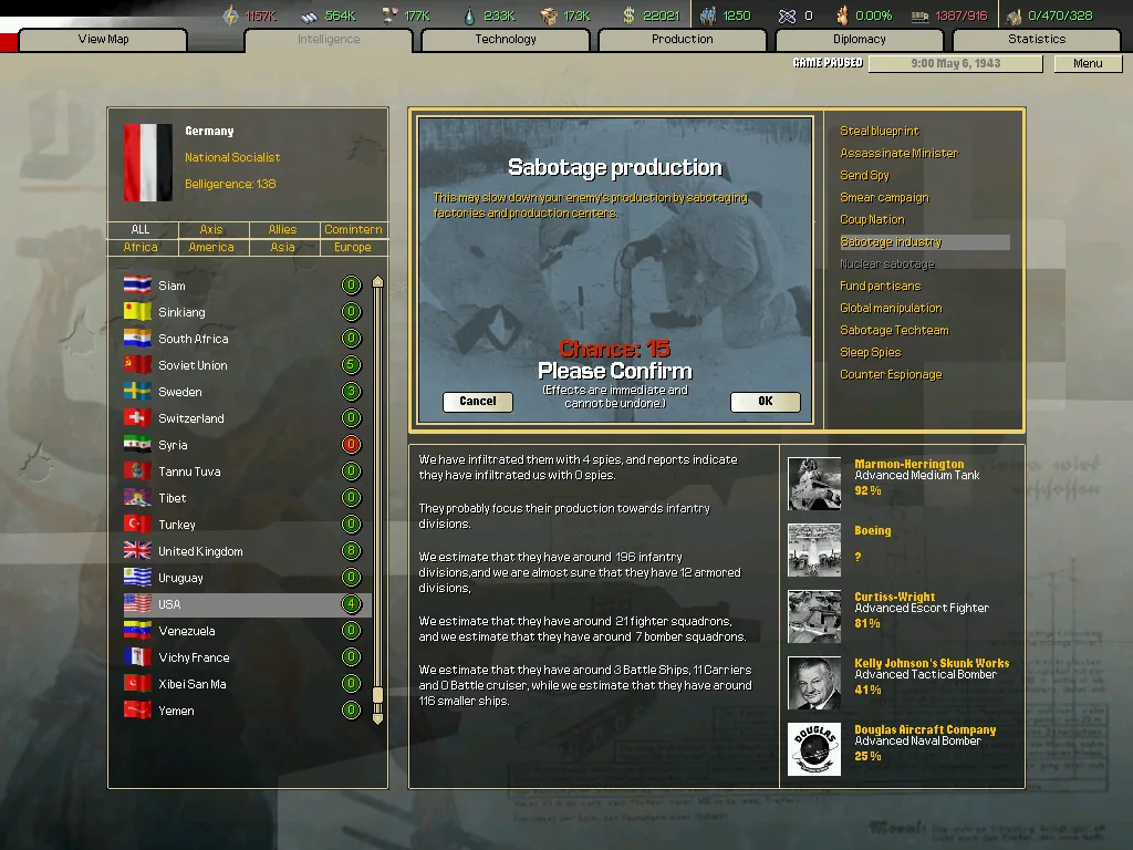 Hearts of Iron II Complete (screenshot 8)