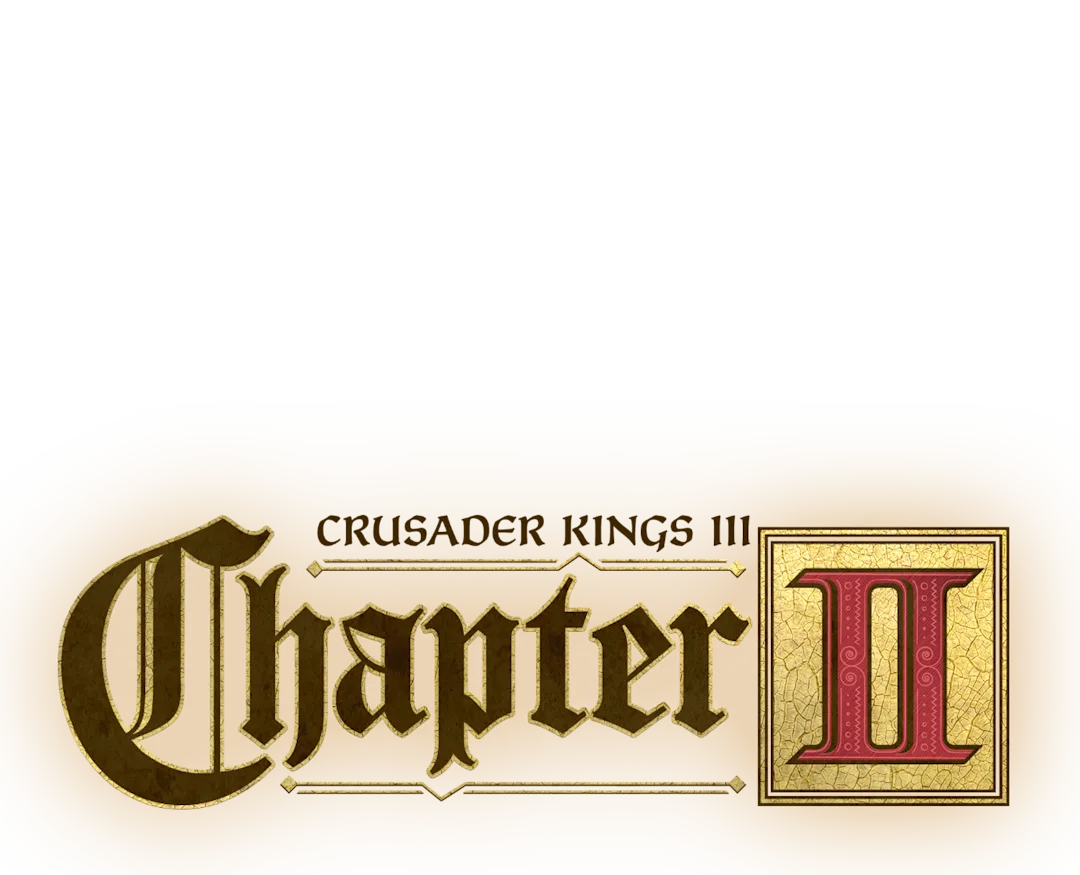 Logotype for Crusader Kings III Chapter II