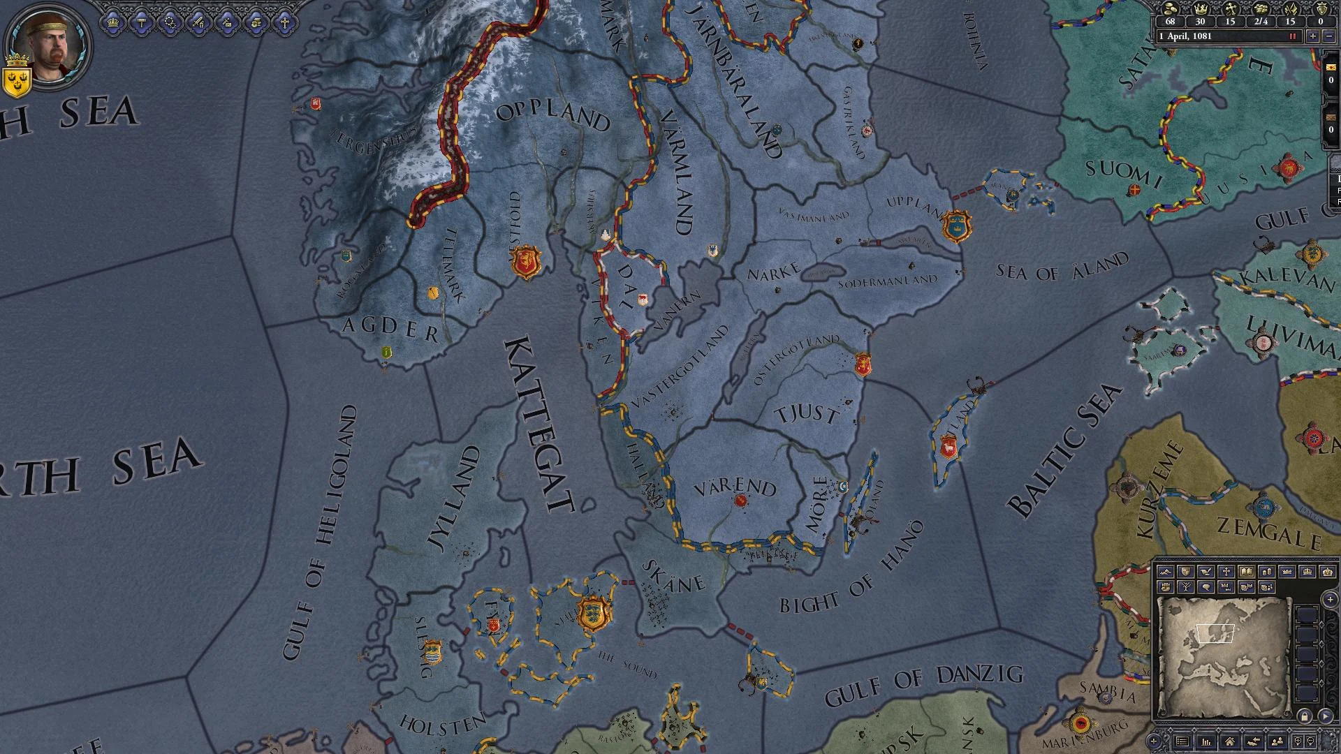 Crusader Kings II: Dynasty Shields Charlemagne (screenshot 6)