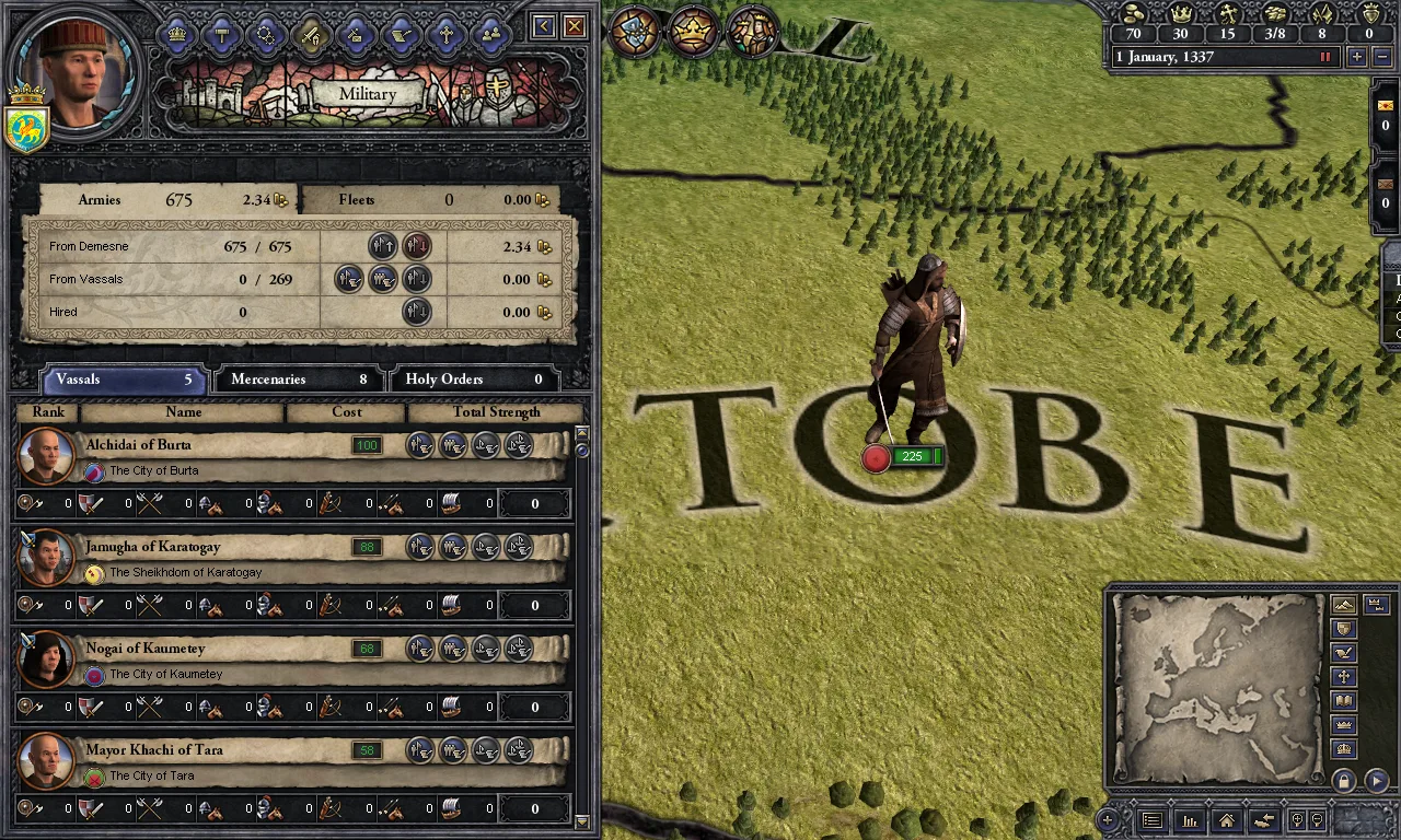 Crusader Kings II: Mongol Faces (screenshot 2)