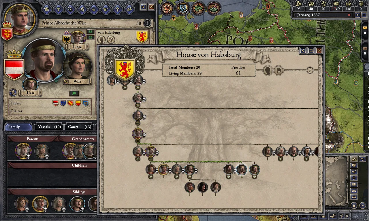 Crusader Kings II: Dynasty Shield (screenshot 2)