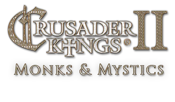 Logotype for Crusader Kings II: Monks and Mystics