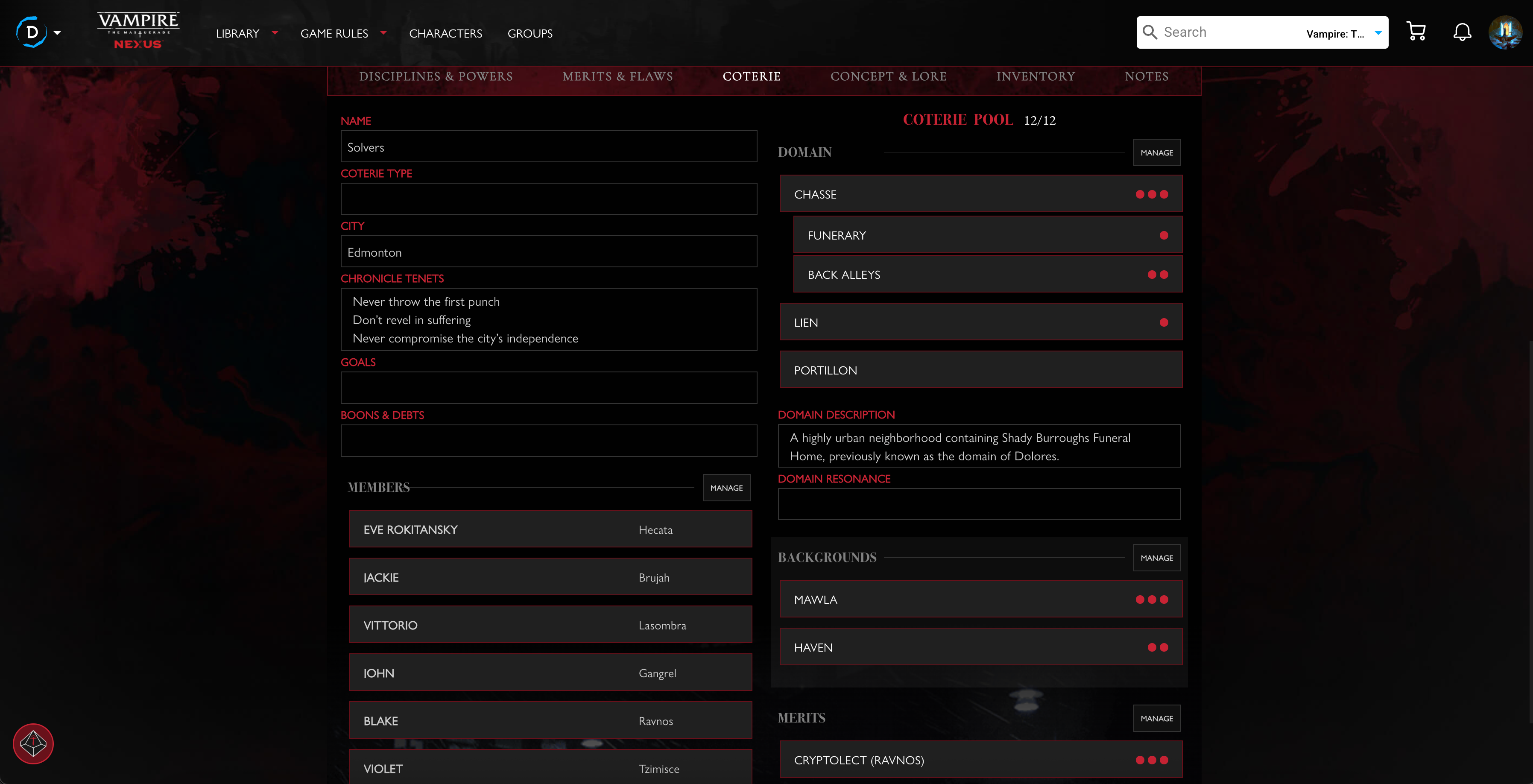 CoterieSheets Static