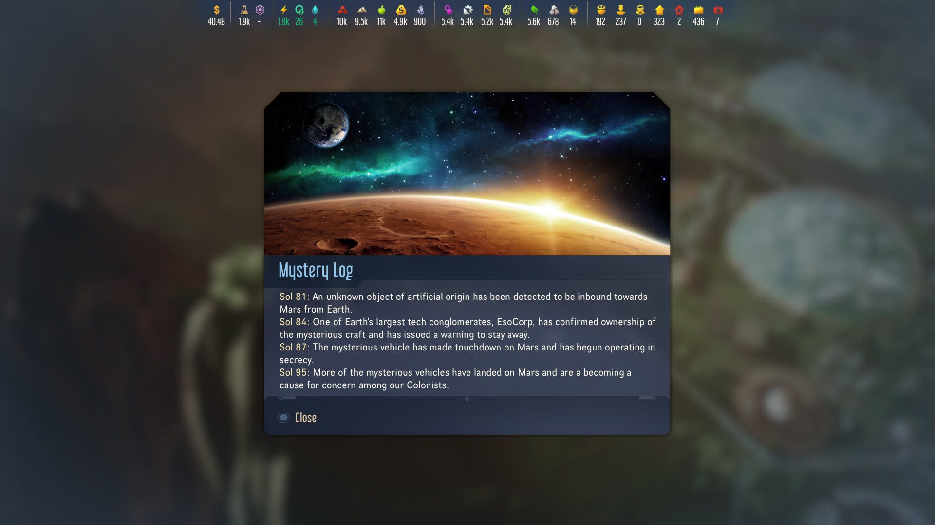 event log
