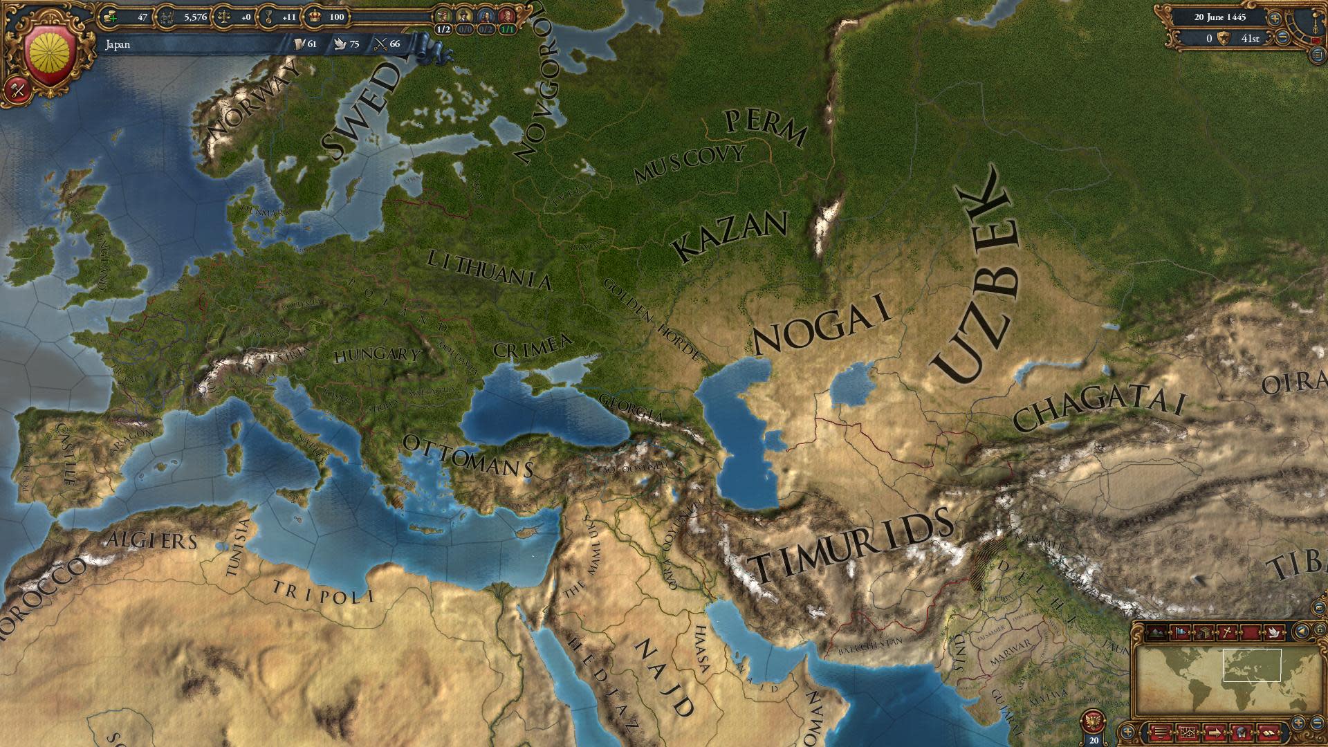 Europa Universalis IV: Call to Arms (screenshot 1)