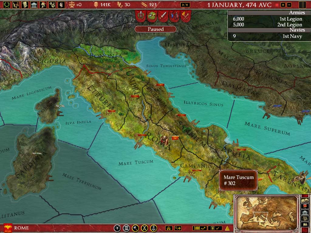 Europa Universalis Rome Gold (screenshot 1)