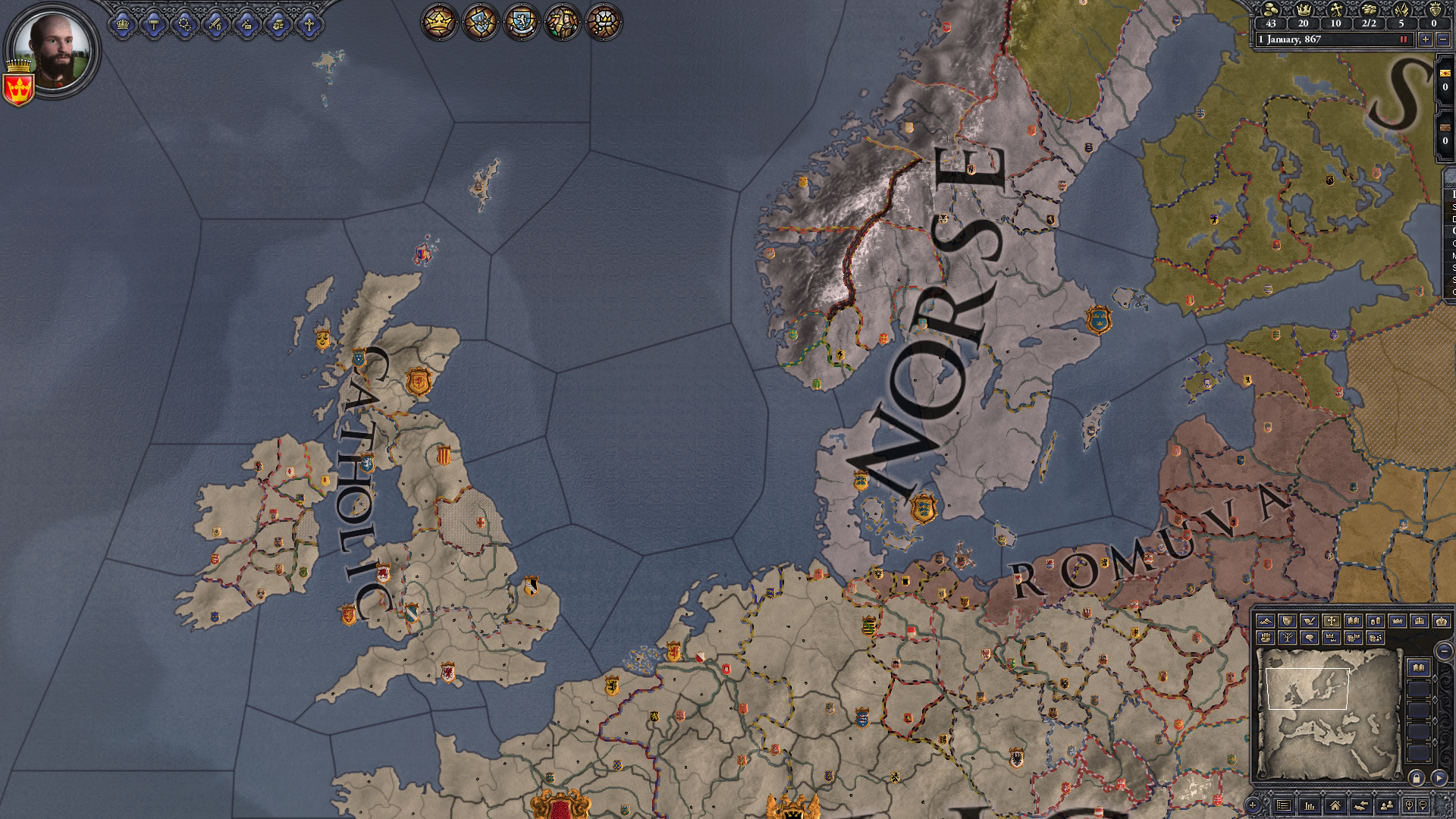 Crusader Kings II: Hymns to the Old Gods (screenshot 7)