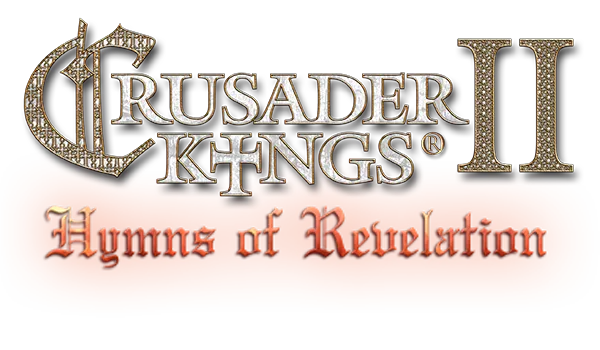 Logotype for Crusader Kings II: Hymns of Revelations