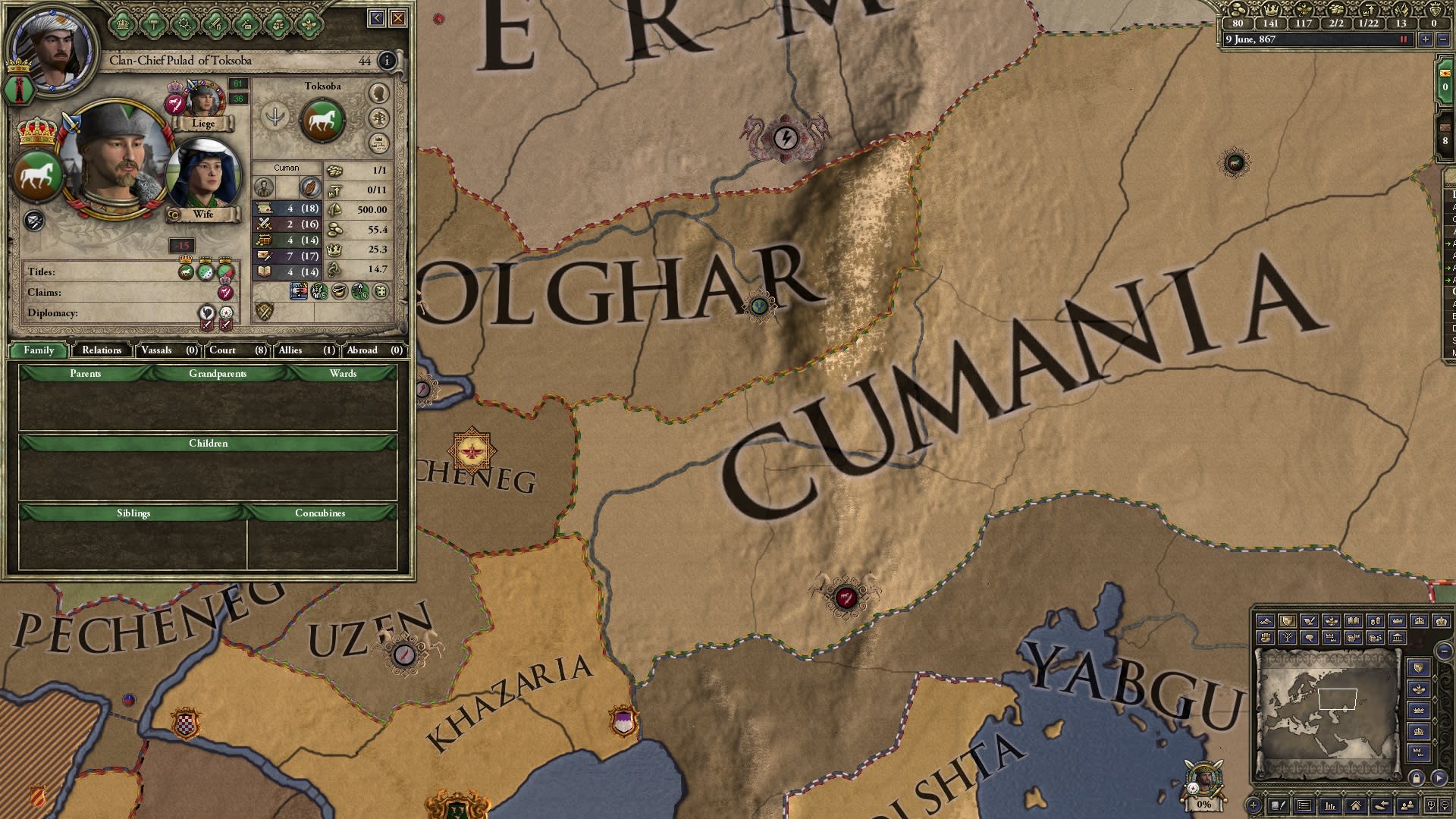 Crusader Kings II: Horse Lords (screenshot 6)