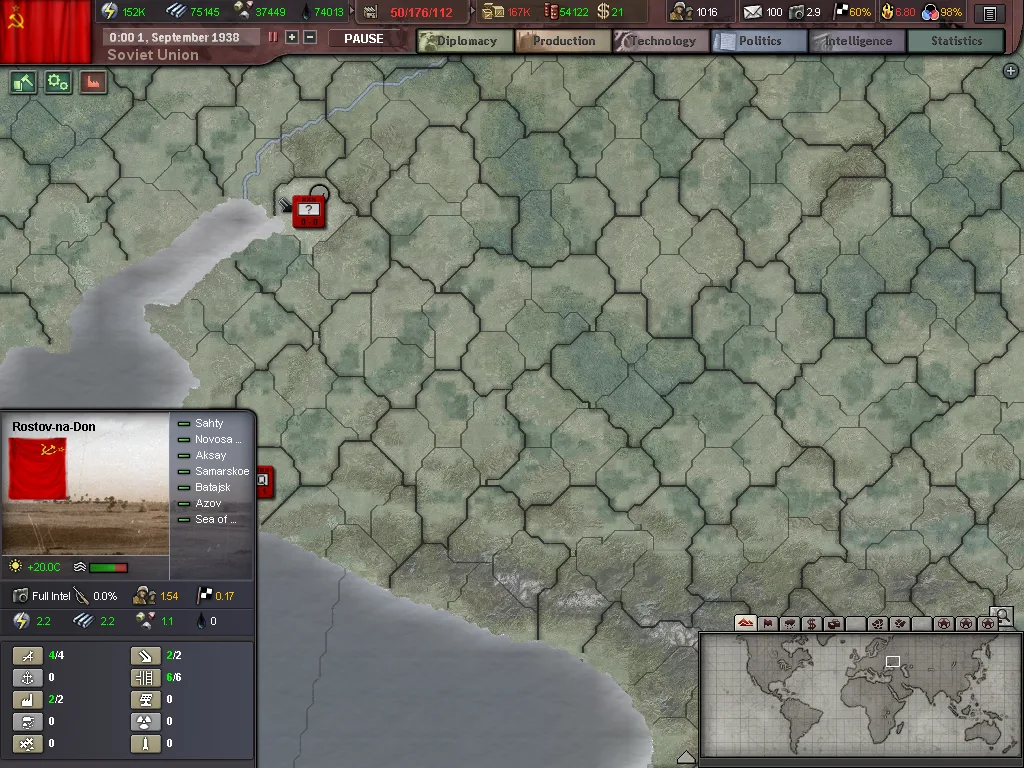 Hearts of Iron III (screenshot 8)