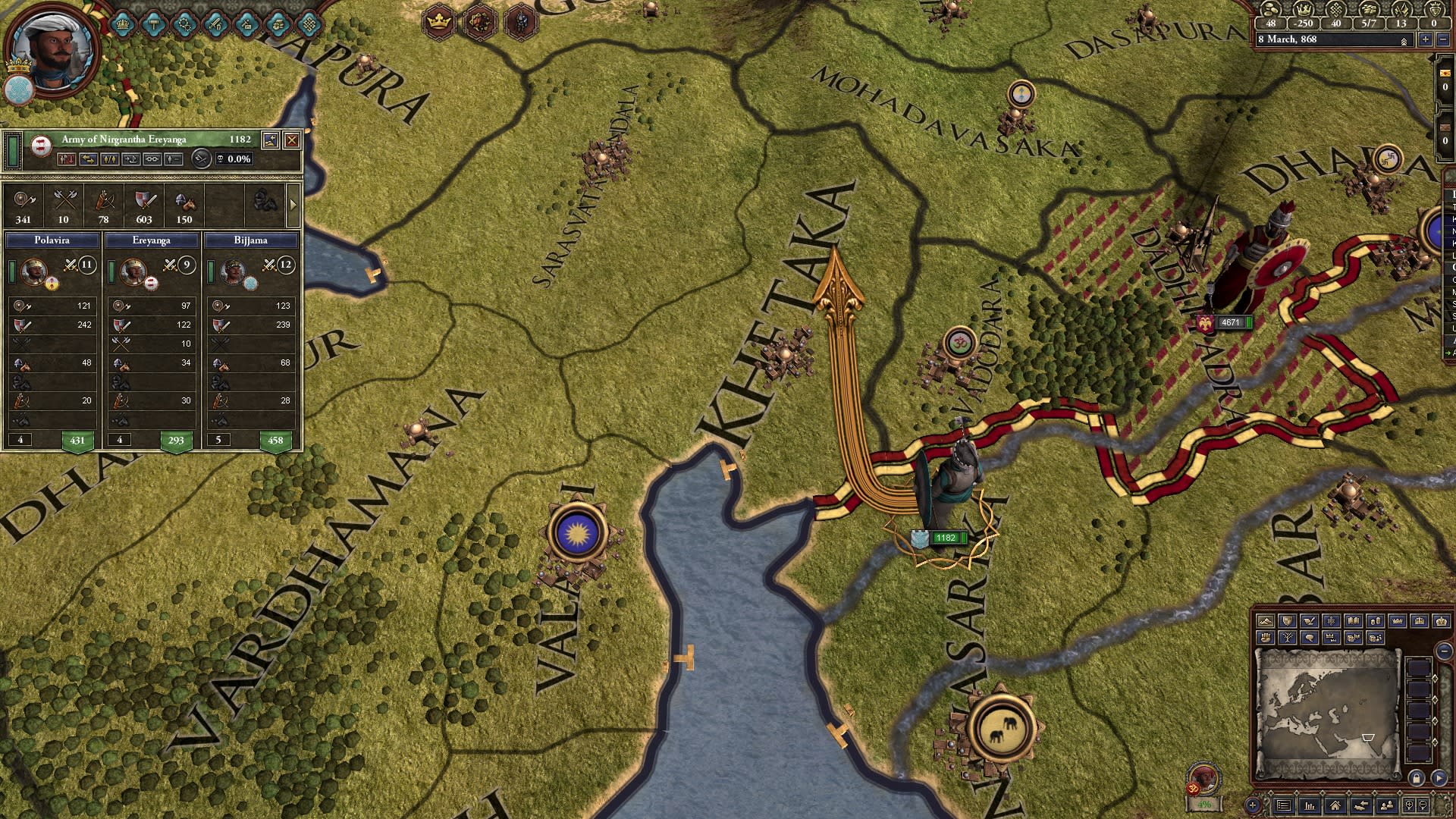 Crusader Kings II: Songs of India (screenshot 5)