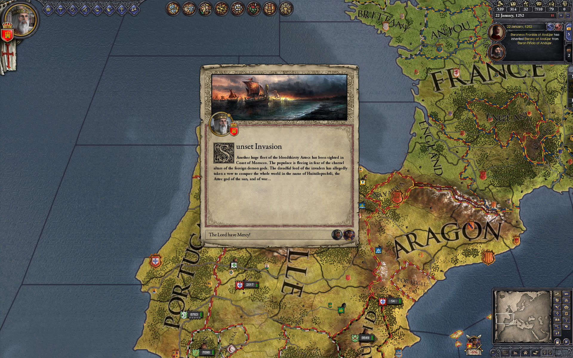 Crusader Kings II: Sunset Invasion (screenshot 1)