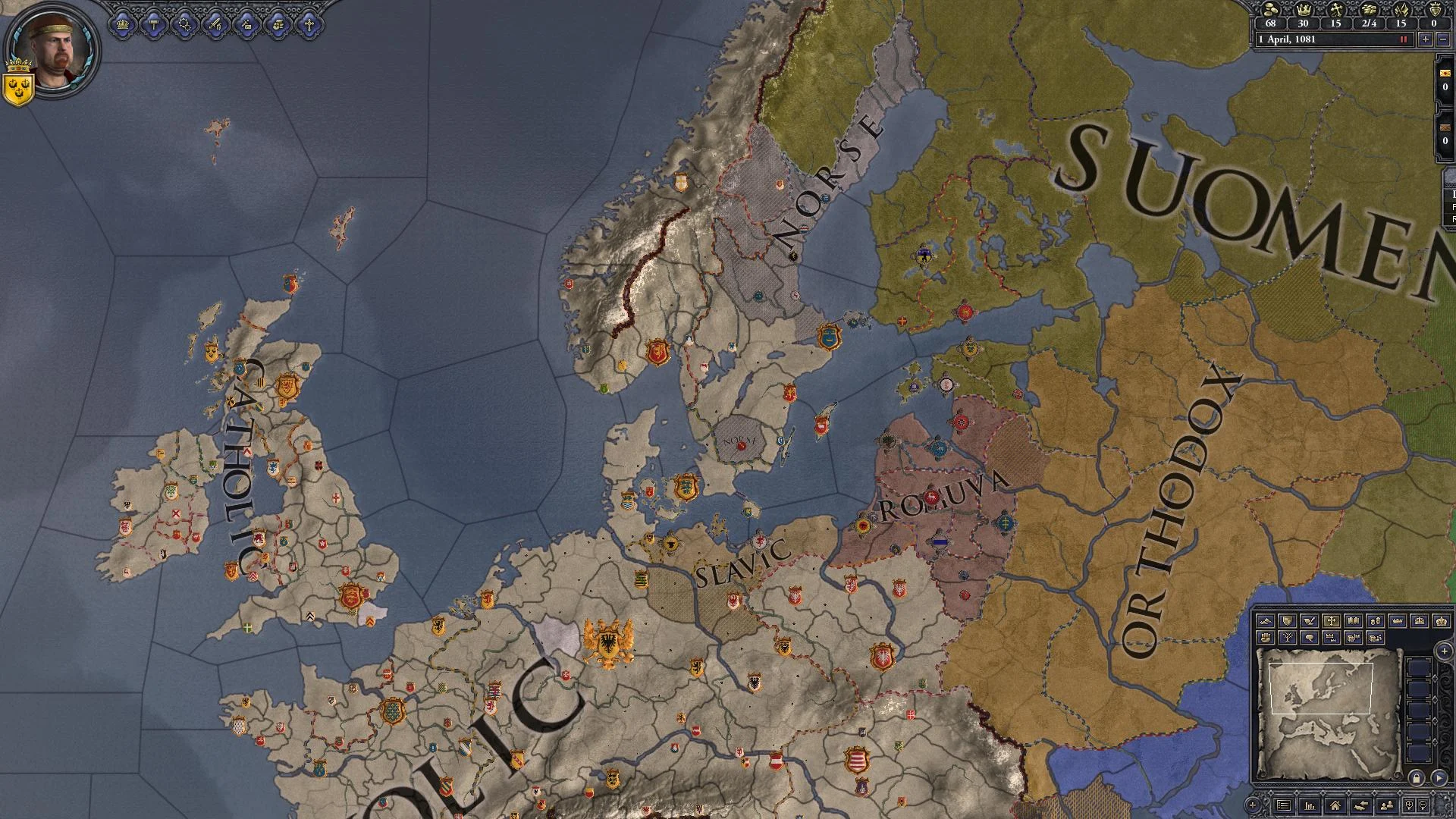 Crusader Kings II: Dynasty Shields Charlemagne (screenshot 9)
