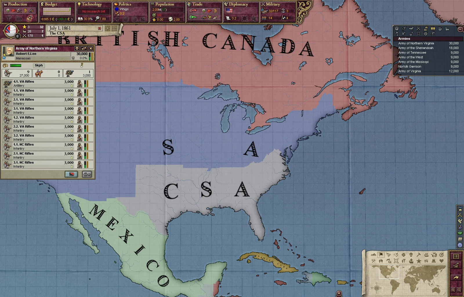Victoria II: A House Divided (screenshot 1)