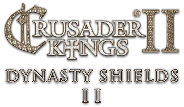 Logotype for Crusader Kings II: Dynasty Shield II