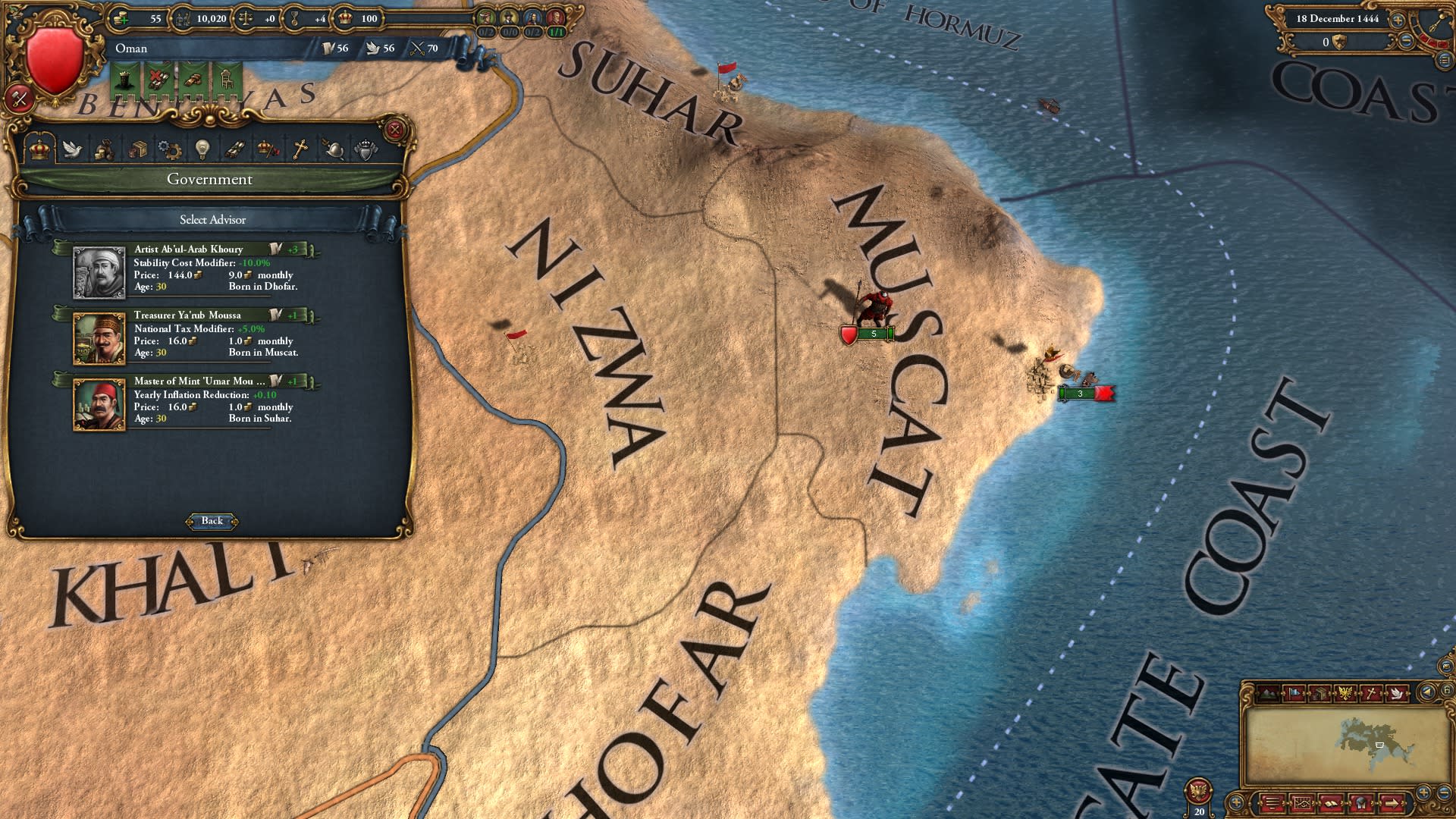 Europa Universalis IV: Muslim Advisor Portraits (screenshot 3)