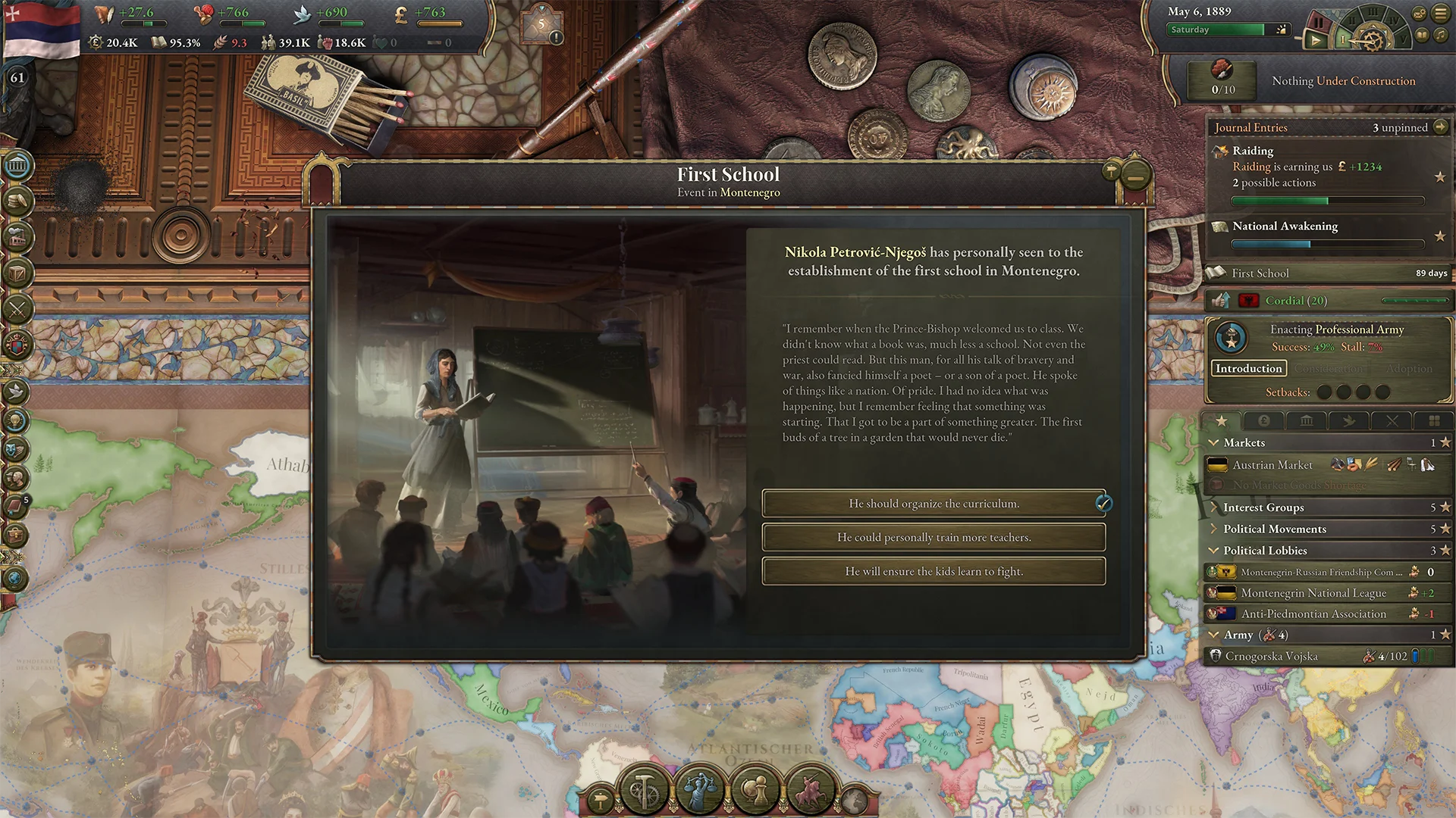 Victoria 3 National Awakening Screenshot 10