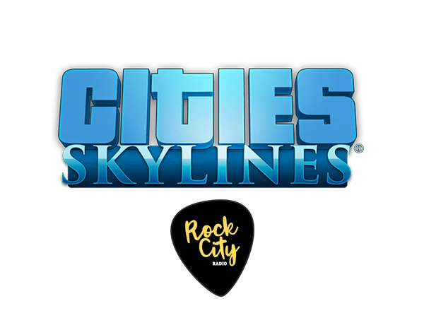 Logotype for Cities: Skylines - Rock City Radio
