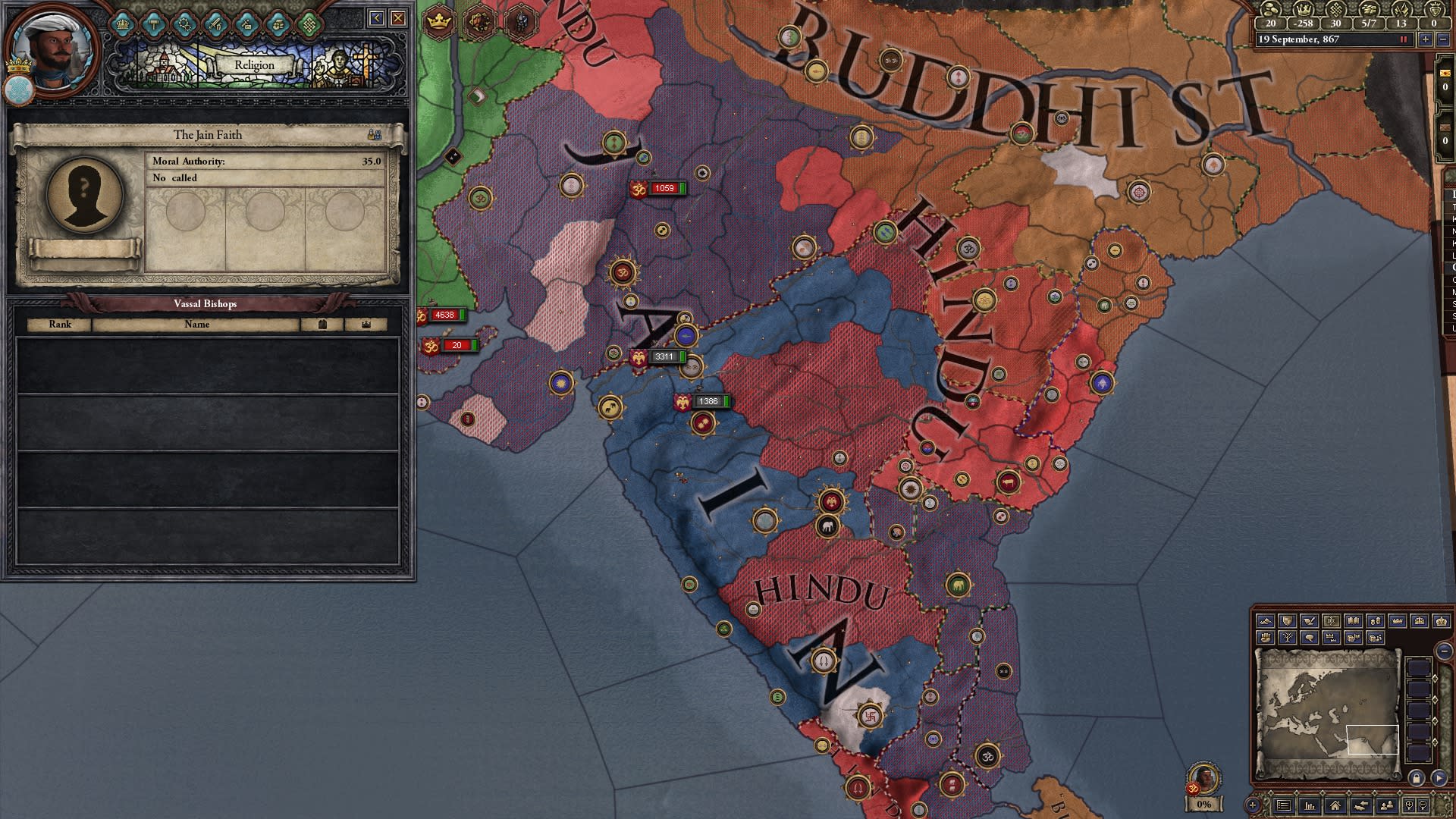 Crusader Kings II: Songs of India (screenshot 3)