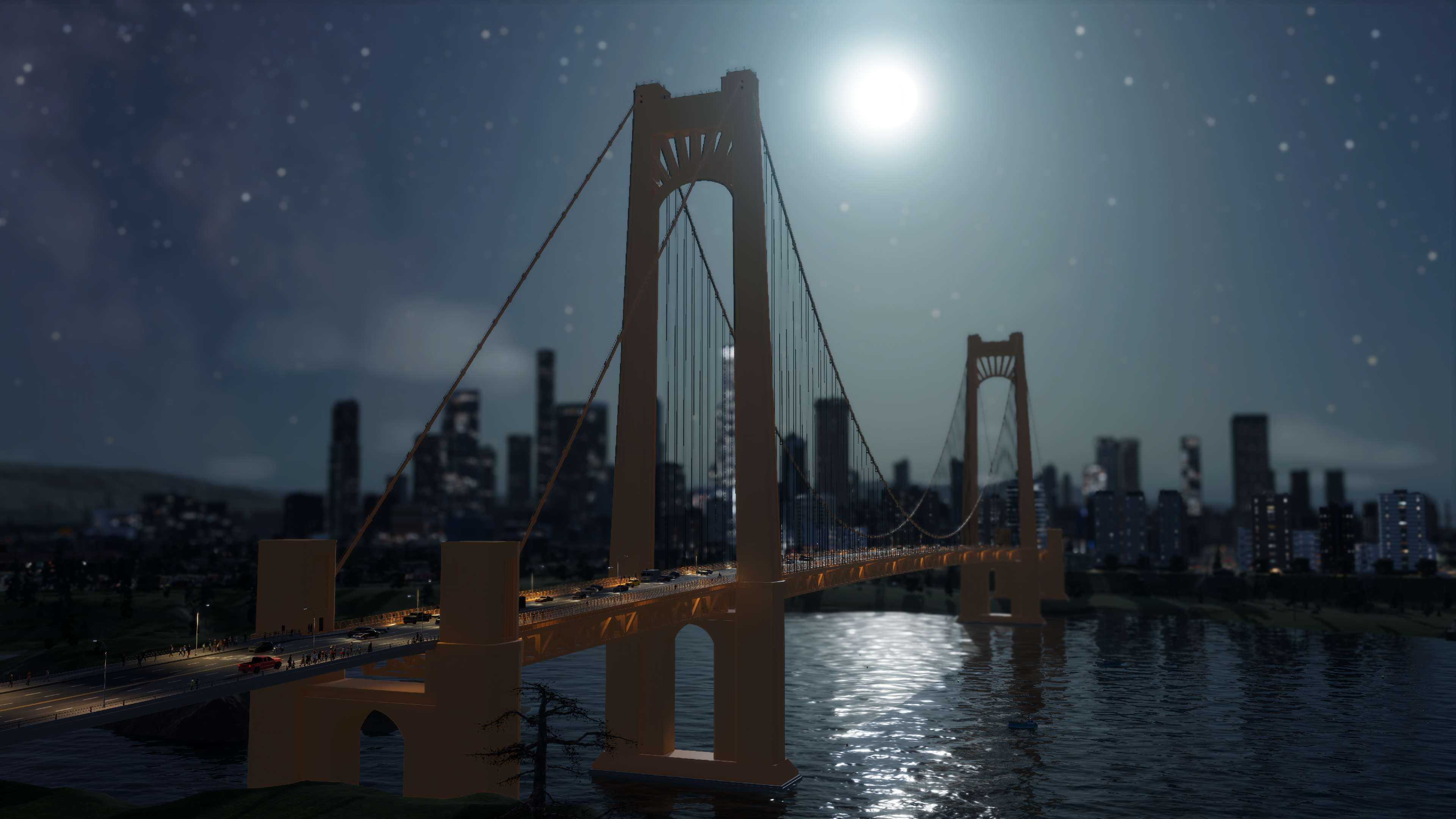 1-9 Six Lane Suspension Bridge