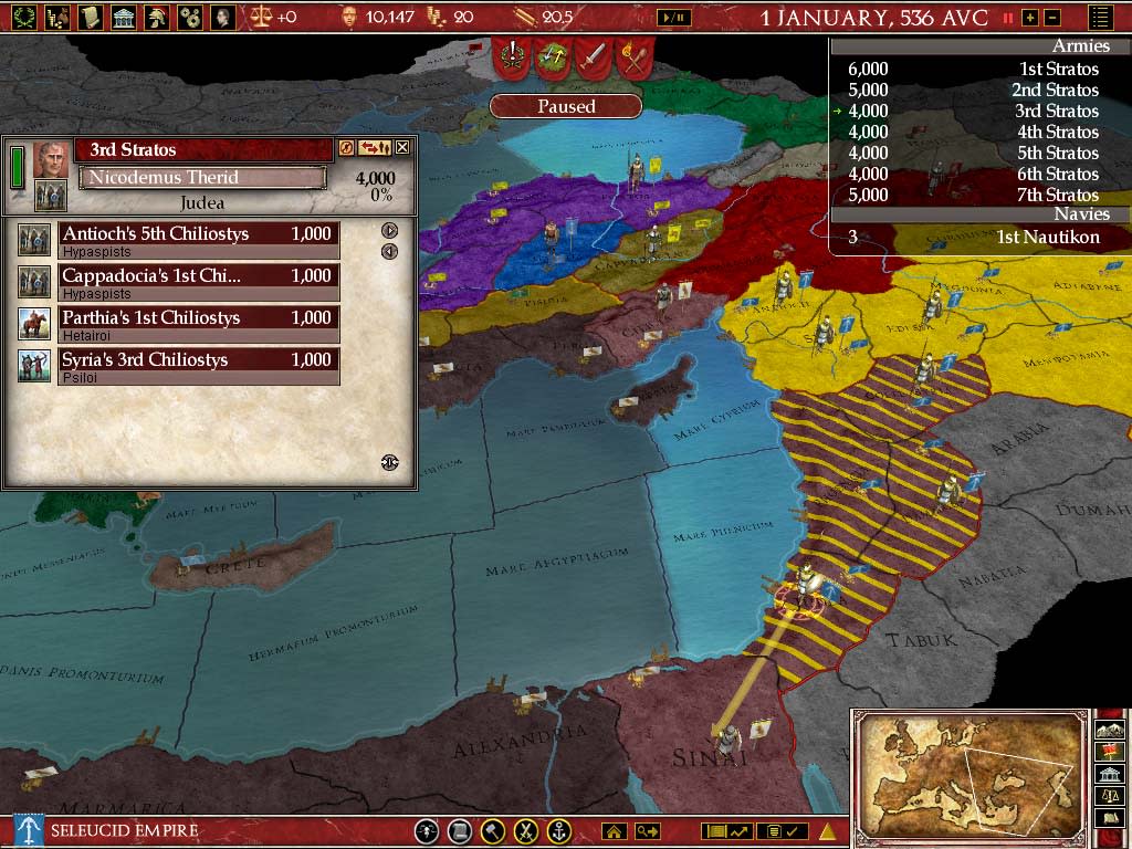 Europa Universalis Rome Gold (screenshot 4)