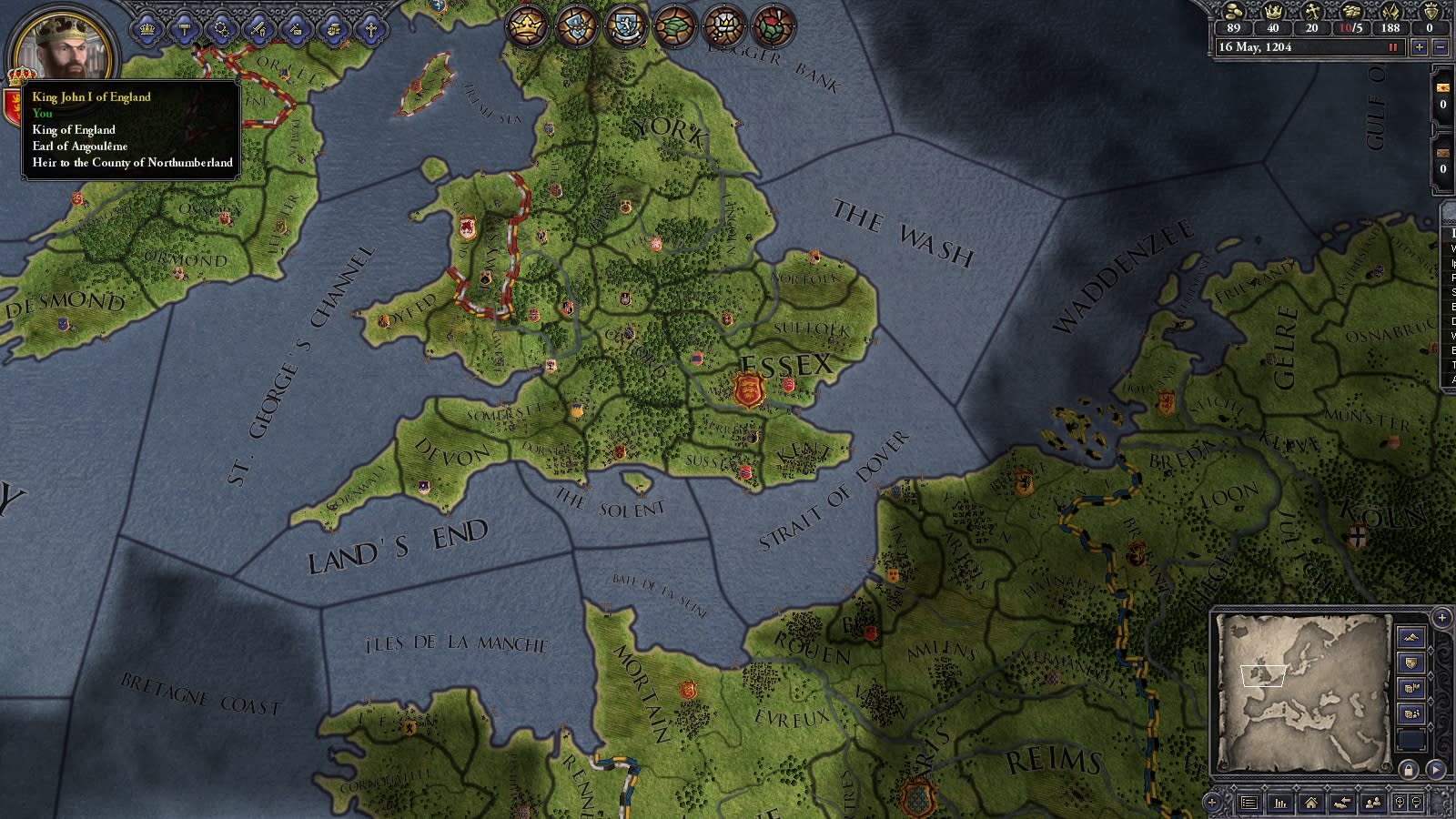 Crusader Kings II: Songs of Prosperity (screenshot 1)