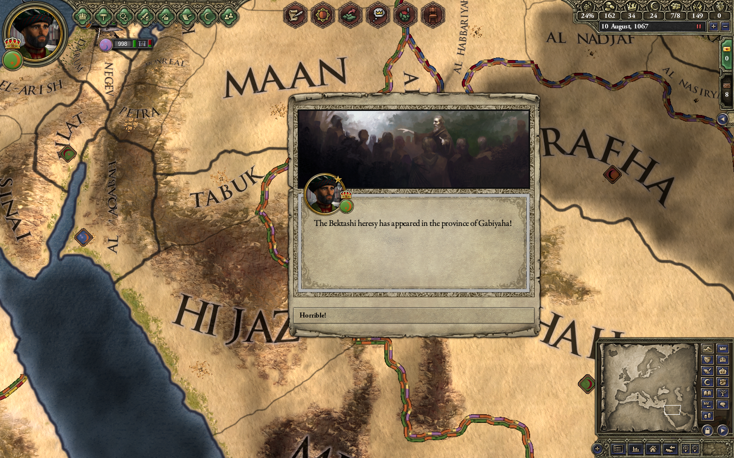 Crusader Kings II: Sword of Islam (screenshot 1)