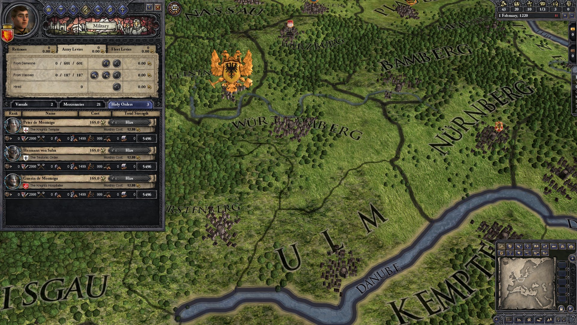 Crusader Kings II: Military Orders Unit Pack (screenshot 1)