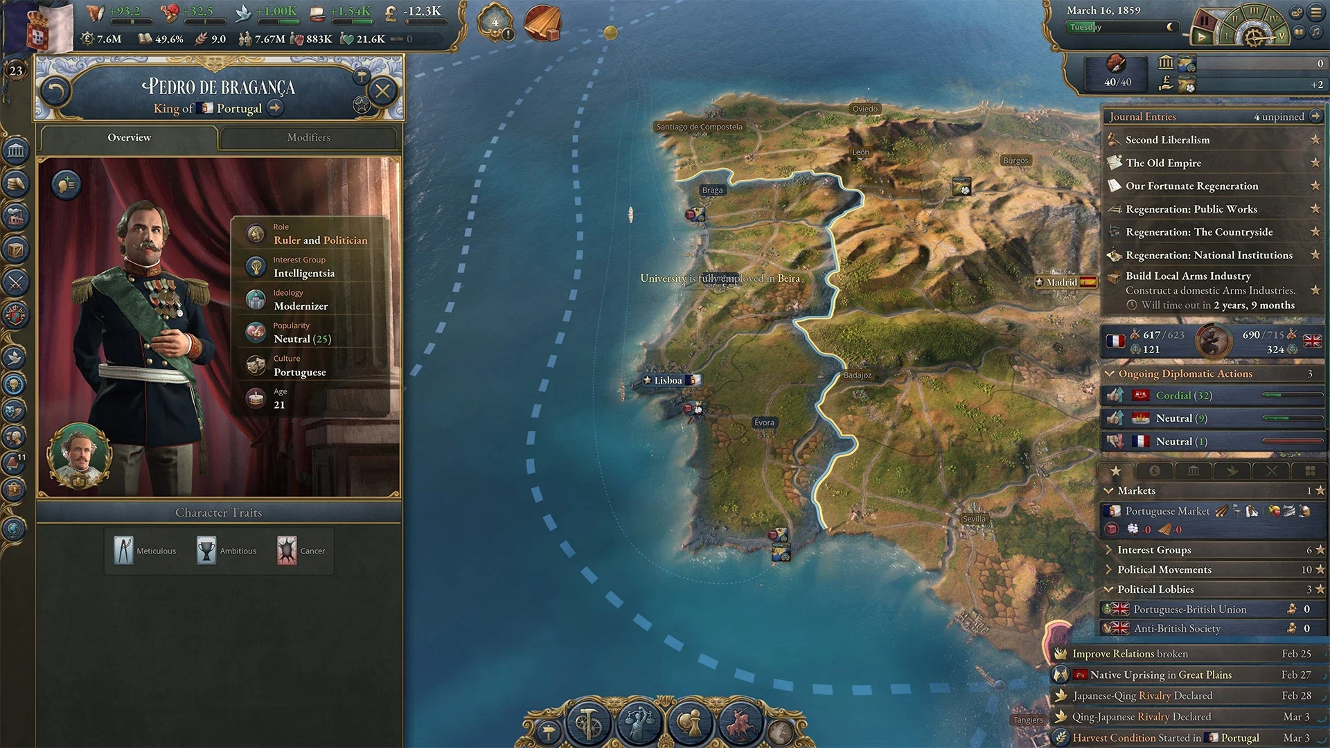 Victoria 3 Iberian Twilight Screenshot 5