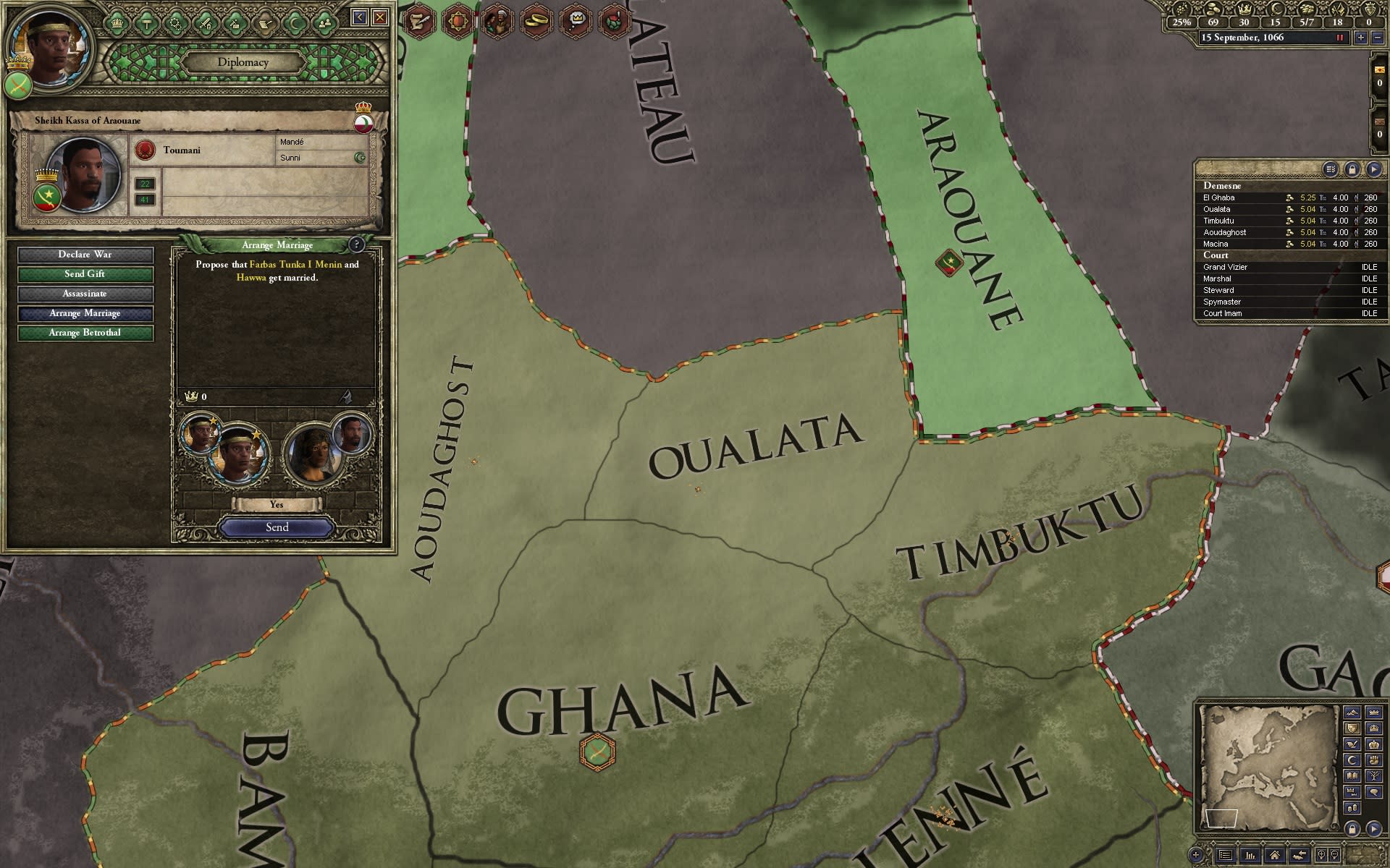 Crusader Kings II: African Portraits (screenshot 5)
