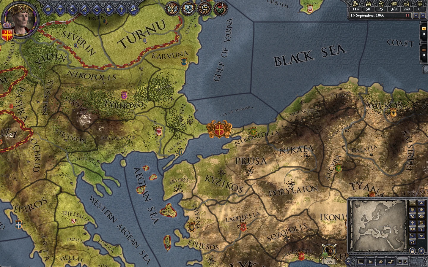 Crusader Kings II: Songs of Byzantium (screenshot 1)