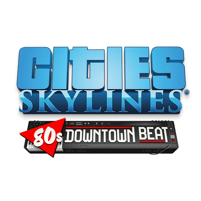 Logotype for Cities: Skylines - 80's Downtown Beat