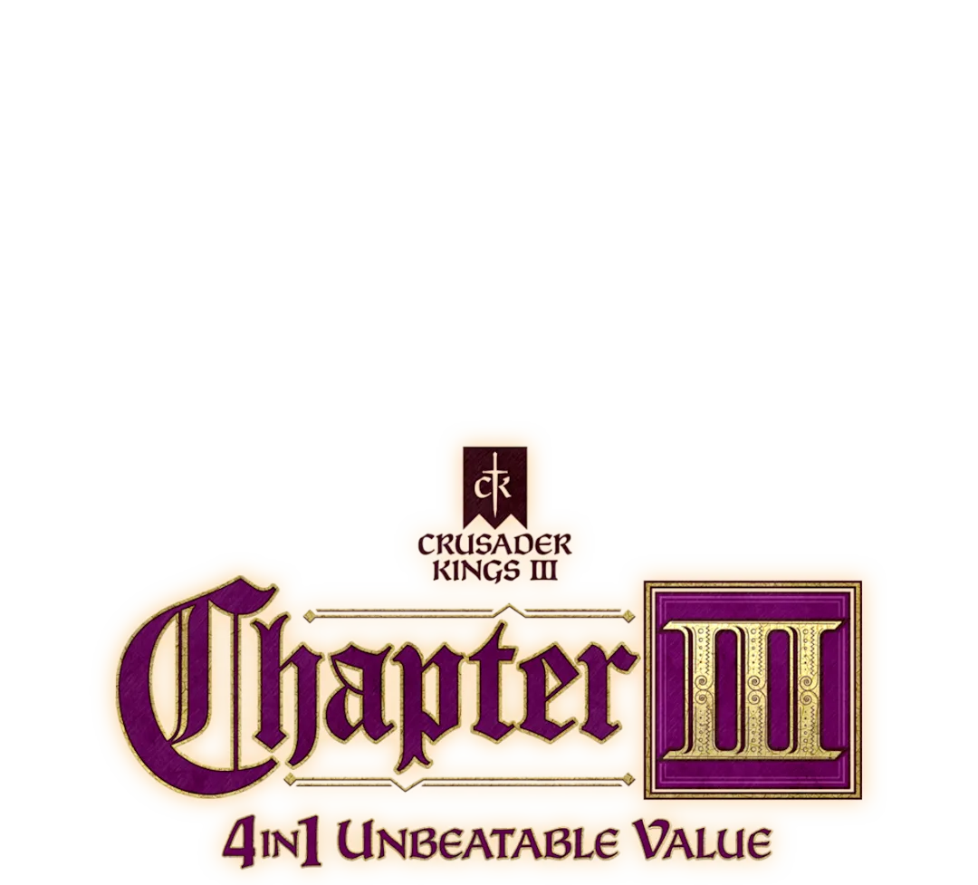Logotype for Crusader Kings III: Chapter III