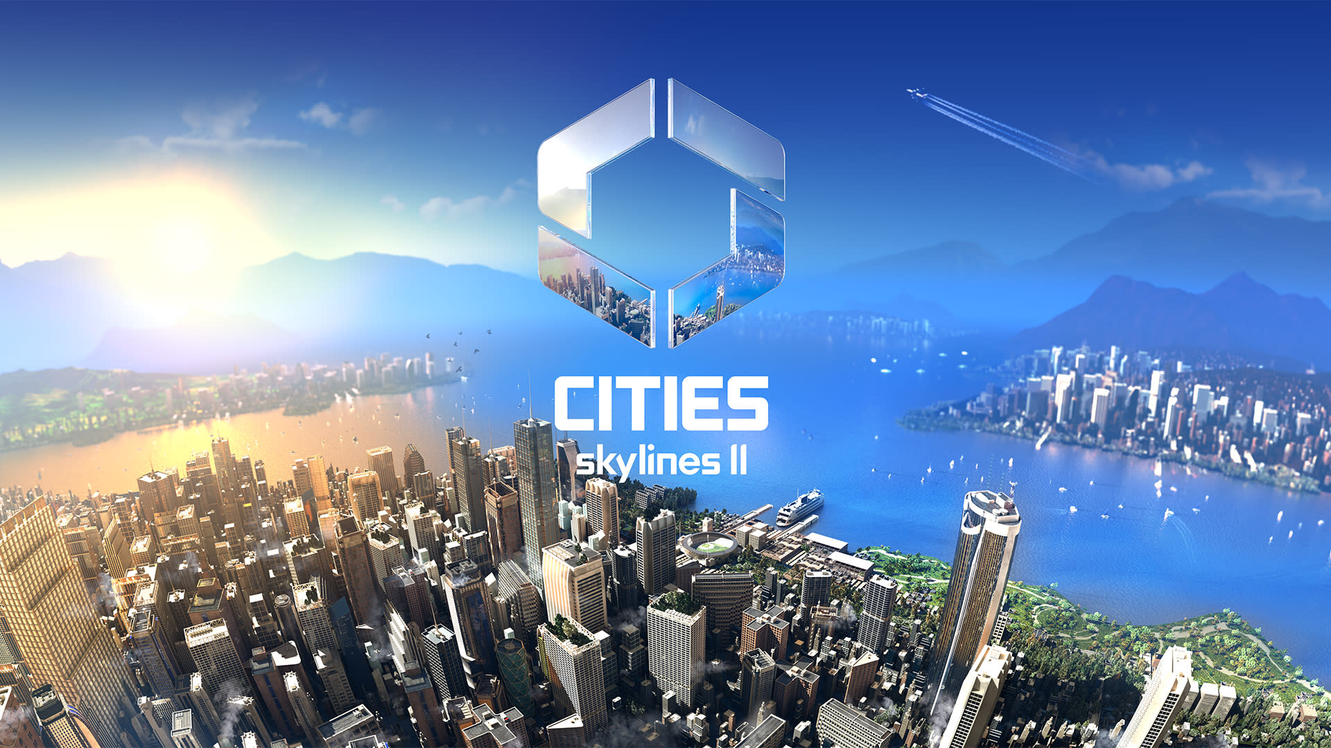 CITIES SKYLINESII KEYART STEAM LOGO 1920x1080