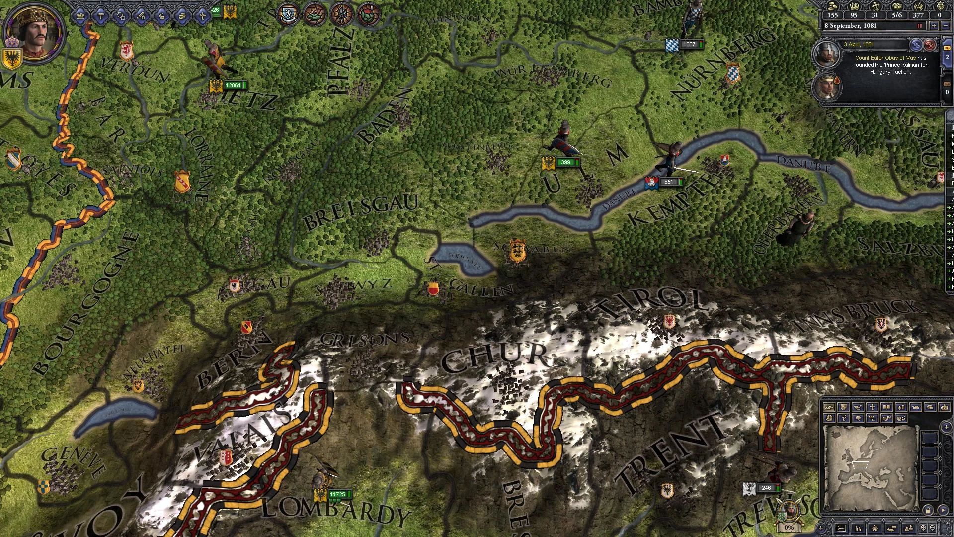 Crusader Kings II: Dynasty Shields Charlemagne (screenshot 11)