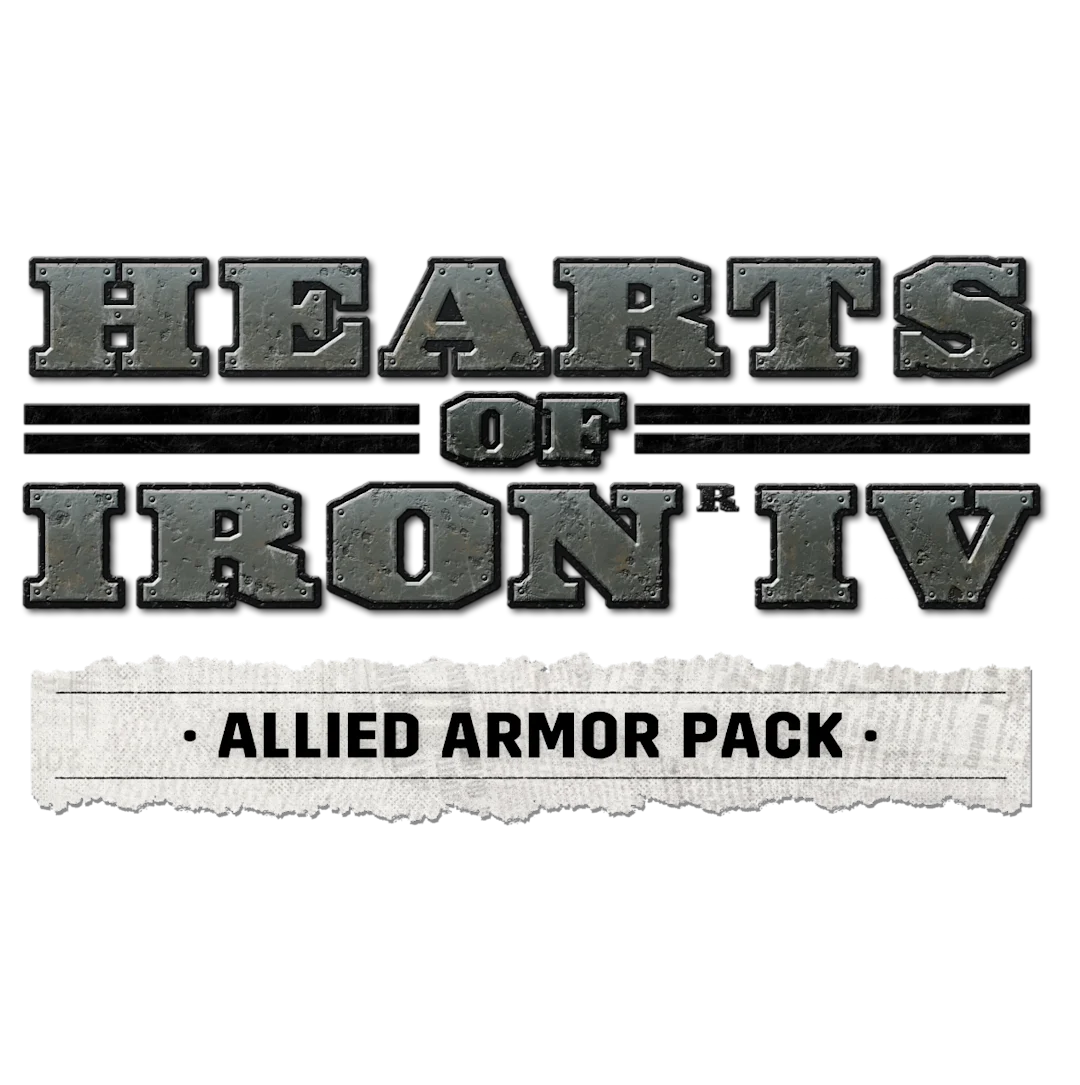 Logotype for Hearts of Iron IV: Allied Armor Pack