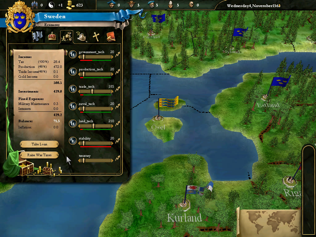 Europa Universalis III (screenshot 2)